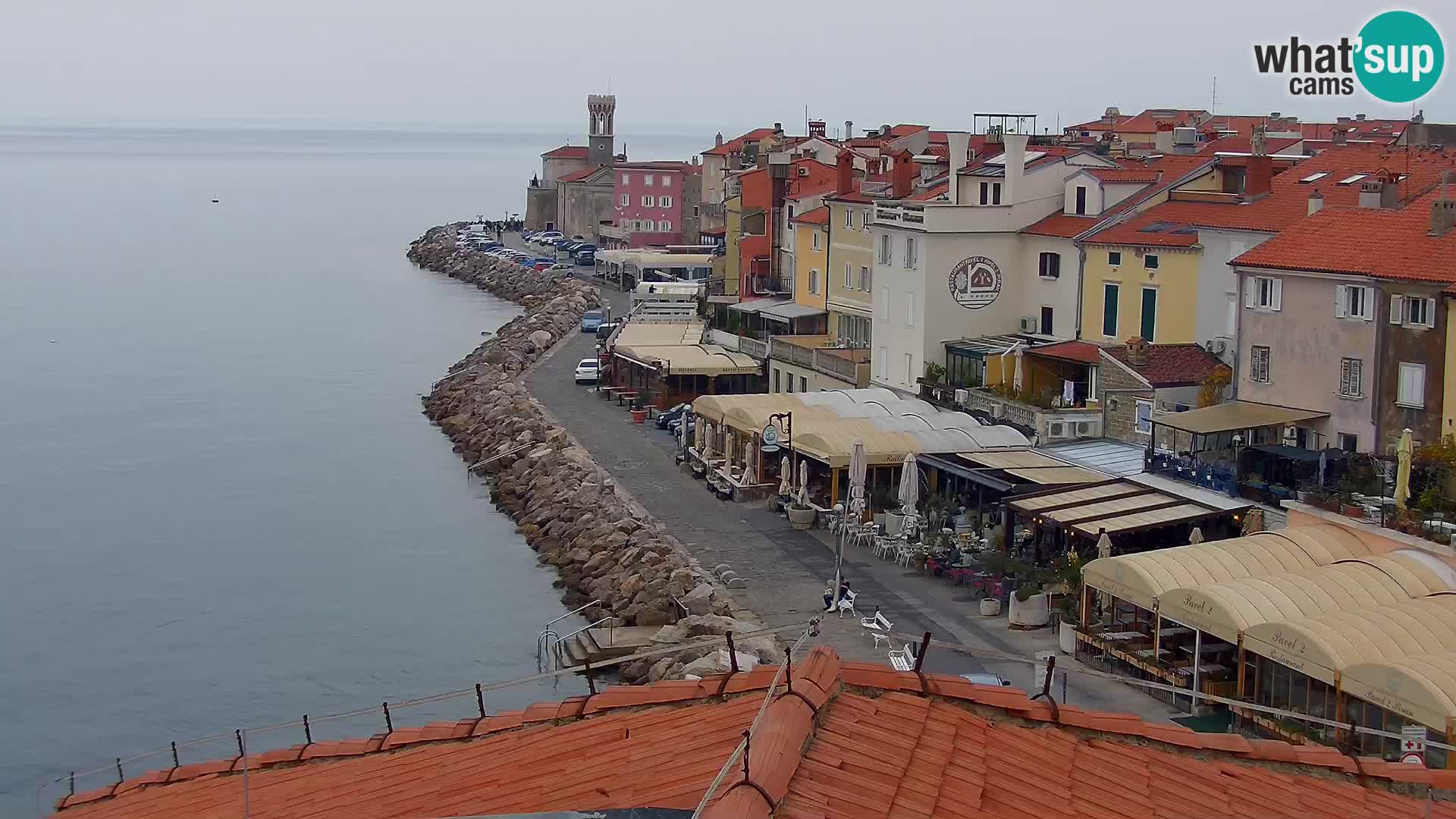 Spletna kamera Piran punta | Piransko nabrežje ¨- Hotel Piran