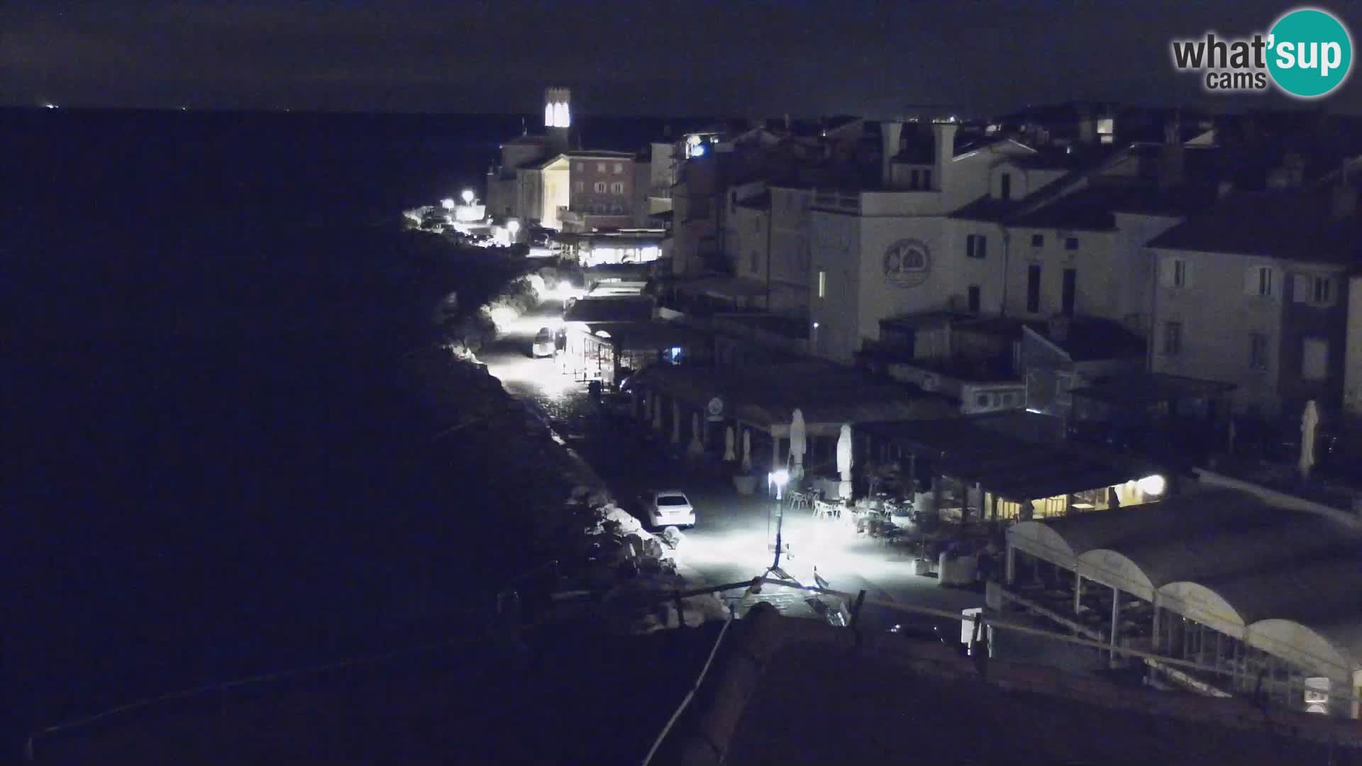 ﻿Pirano Webcam | Lungomare di Pirano | Hotel Piran