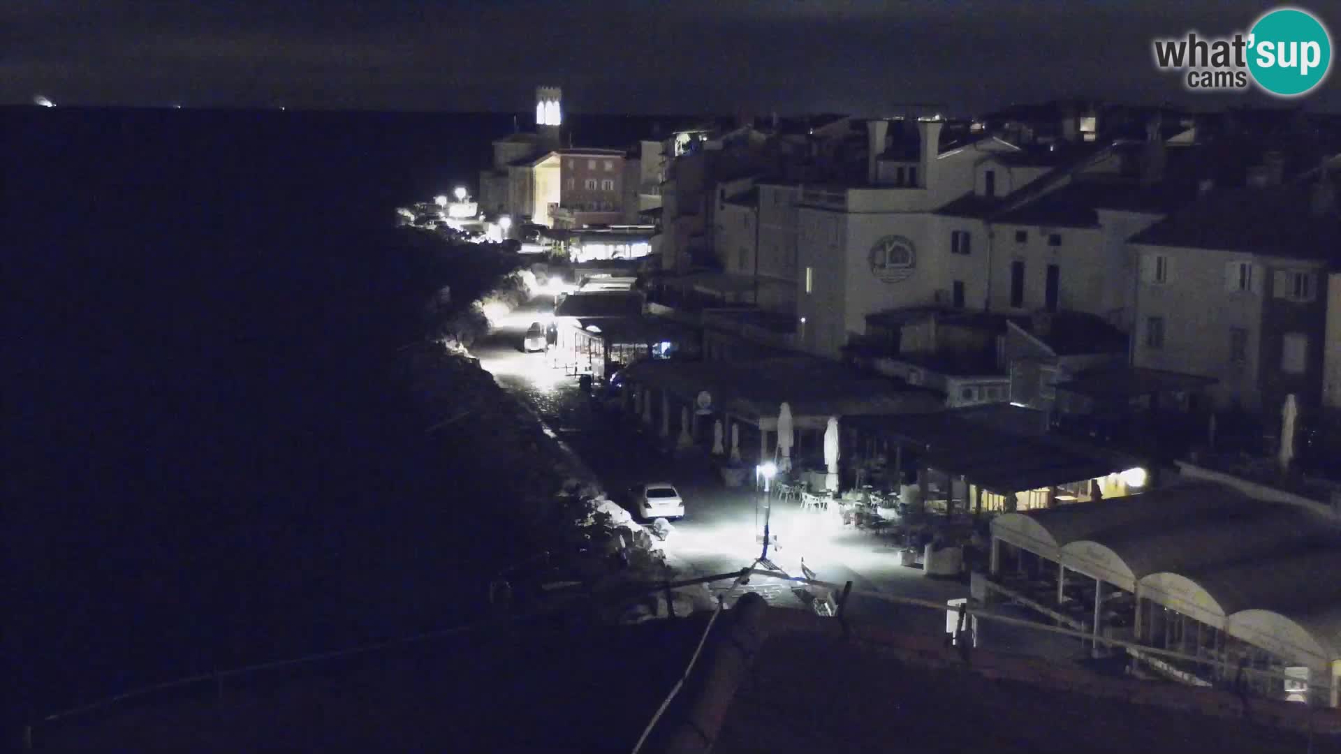 ﻿Pirano Webcam | Lungomare di Pirano | Hotel Piran