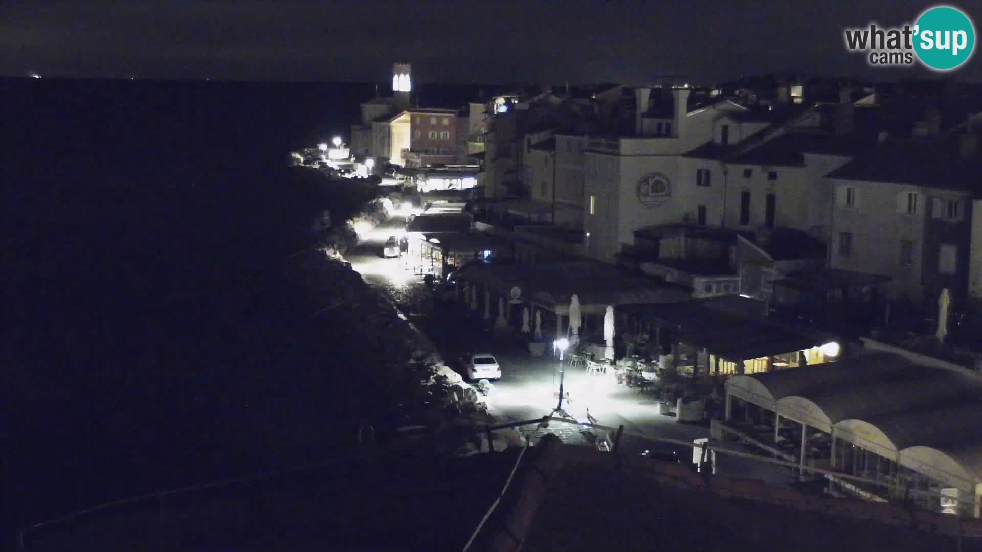 ﻿Pirano Webcam | Lungomare di Pirano | Hotel Piran