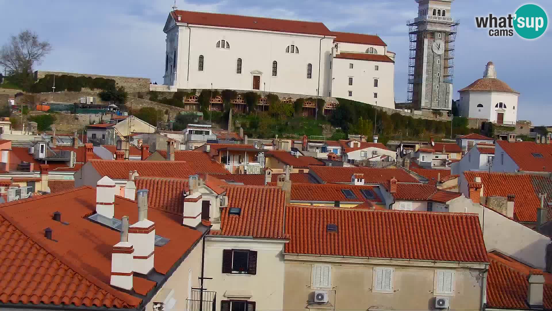 PIRAN Webcam | Strandpromenade Punta | Hotel Piran