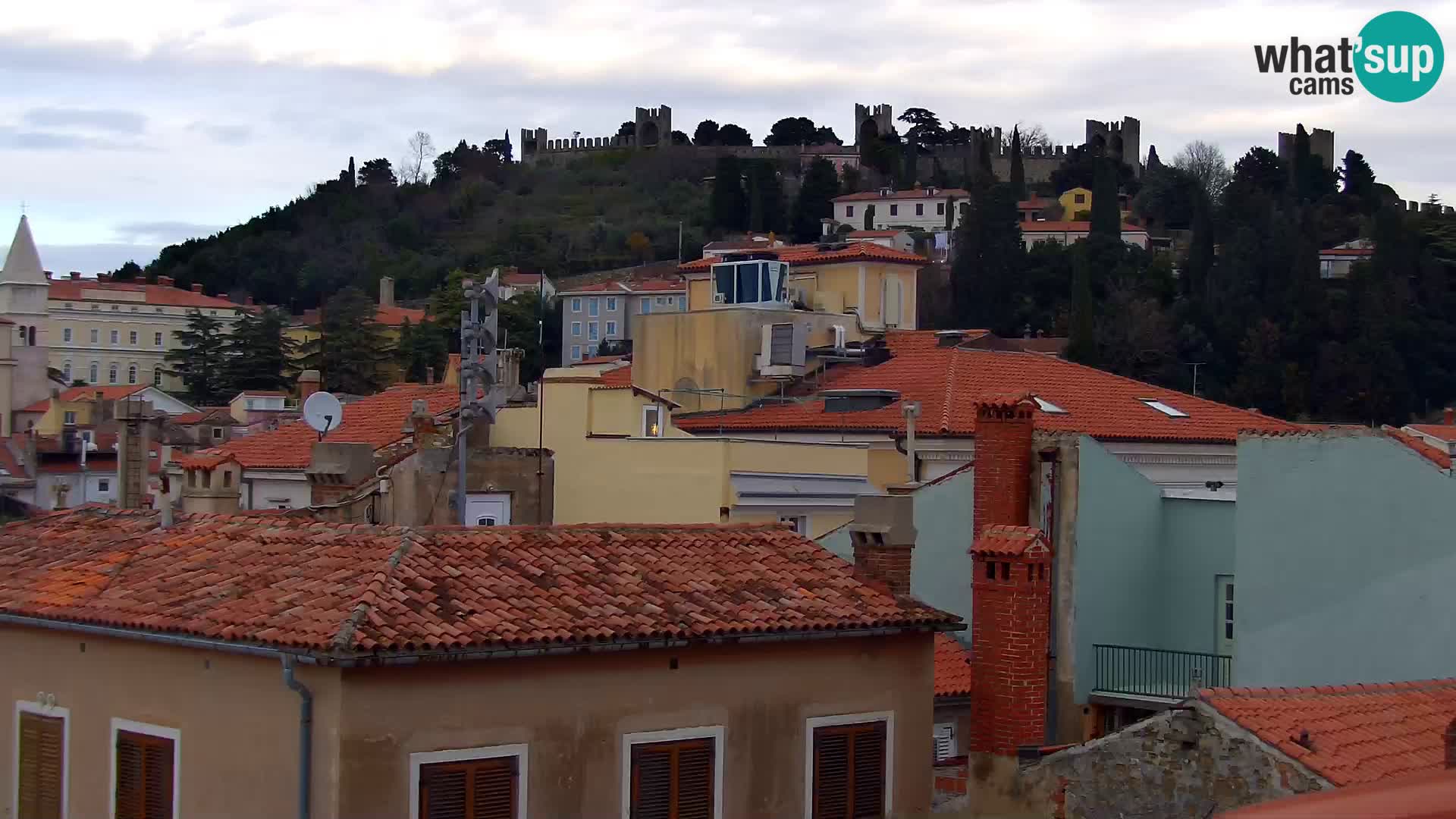 PIRAN Webcam | Strandpromenade Punta | Hotel Piran