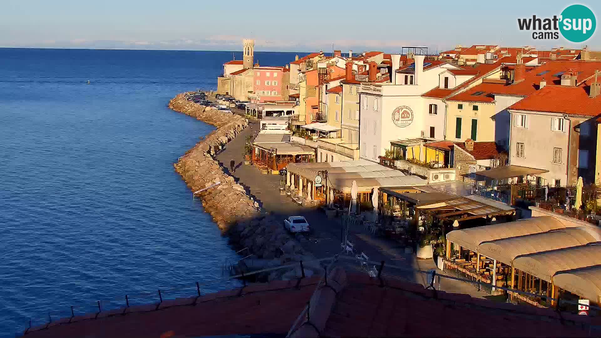 Piransko Nabrežje s Hotela Piran