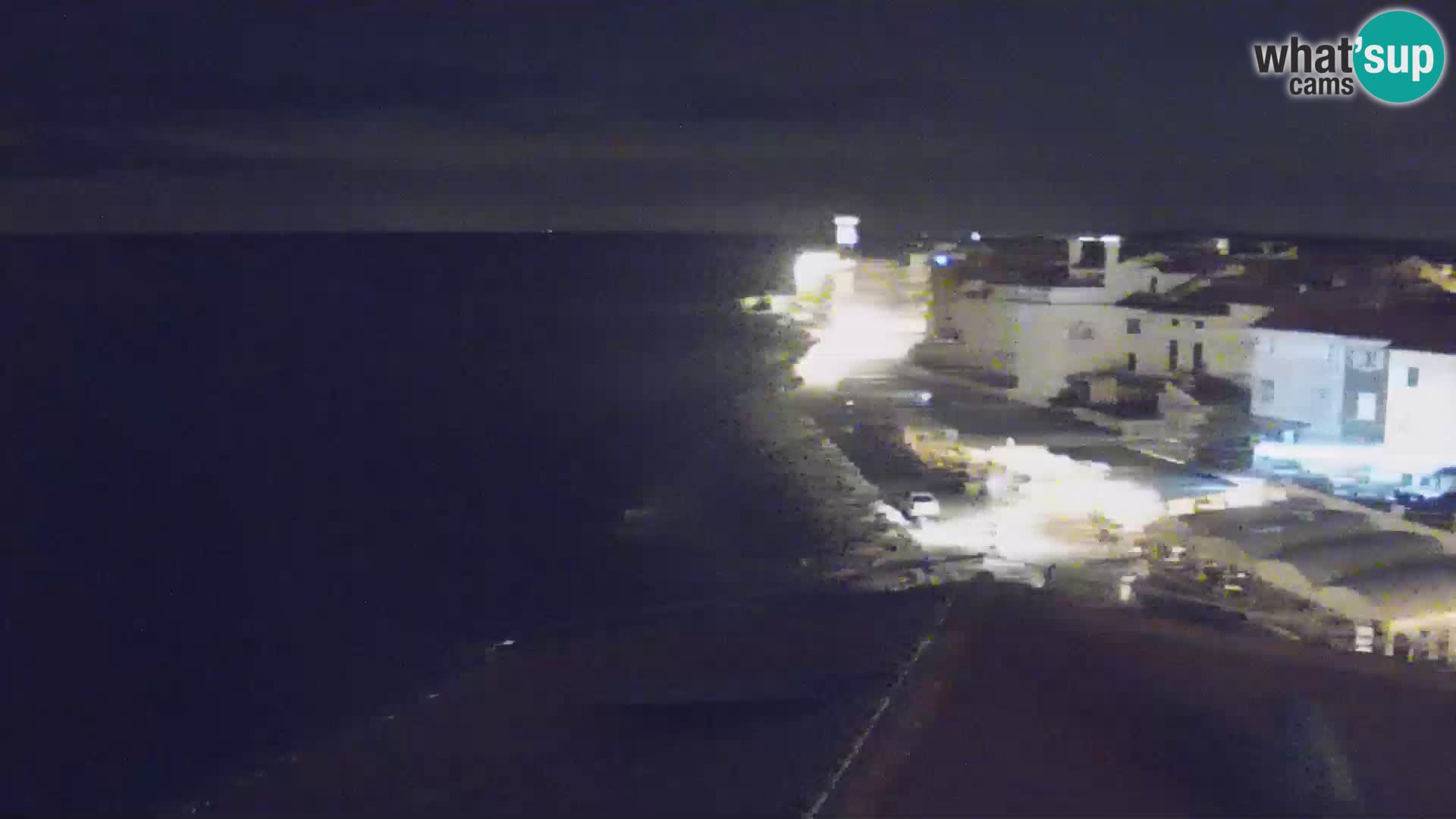 PIRAN Webcam | Strandpromenade Punta | Hotel Piran