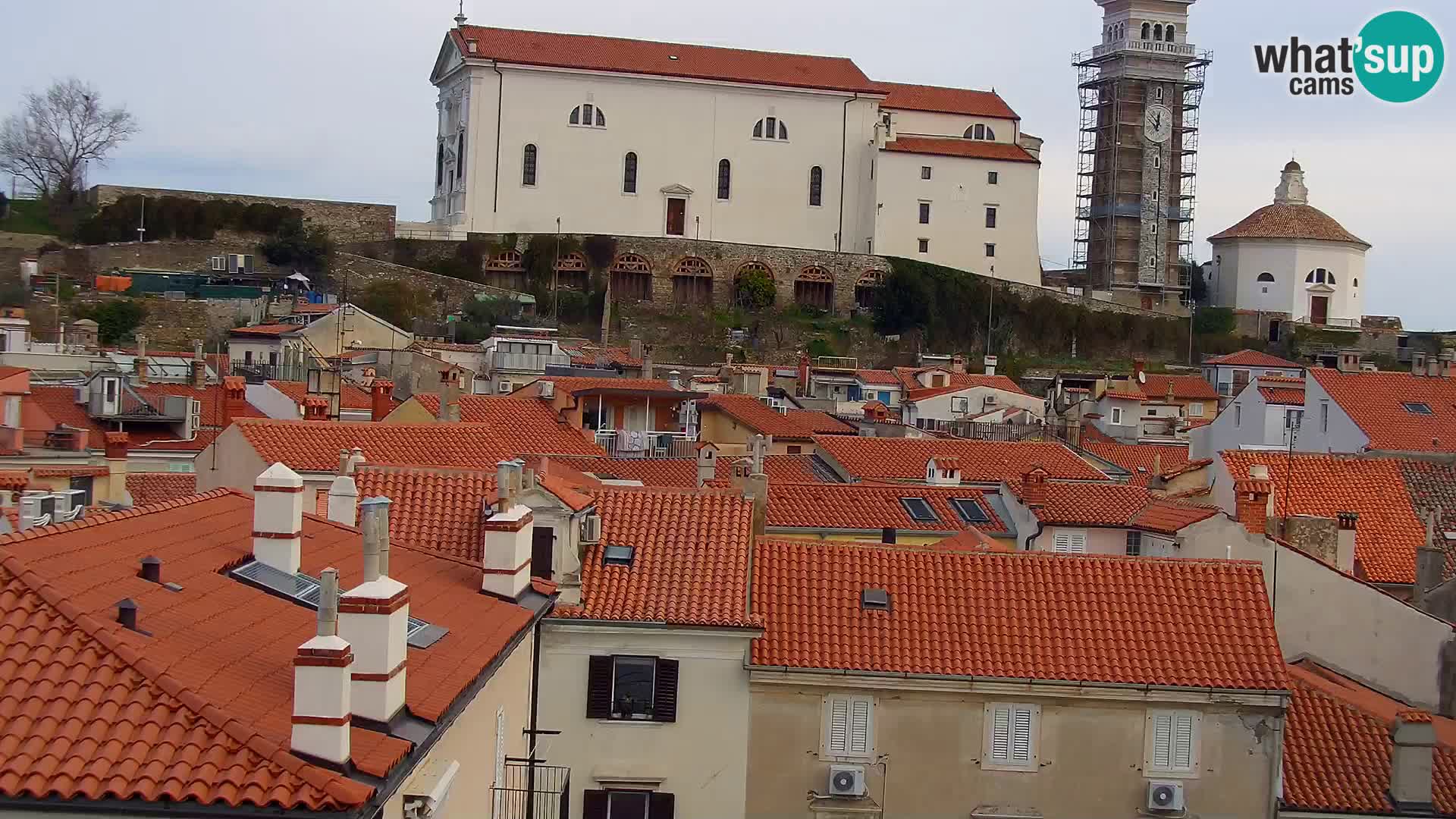 PIRAN Webcam | Strandpromenade Punta | Hotel Piran