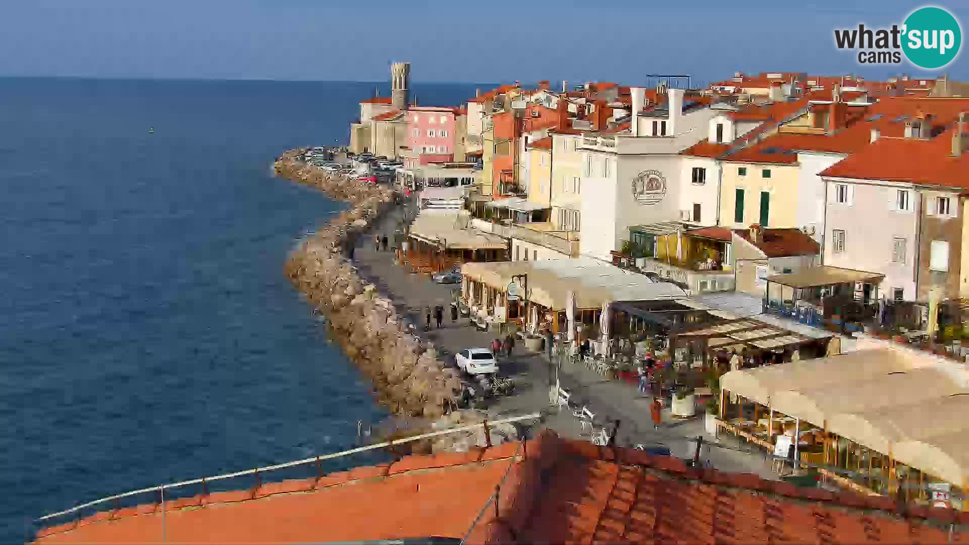 Spletna kamera Piran punta | Piransko nabrežje ¨- Hotel Piran