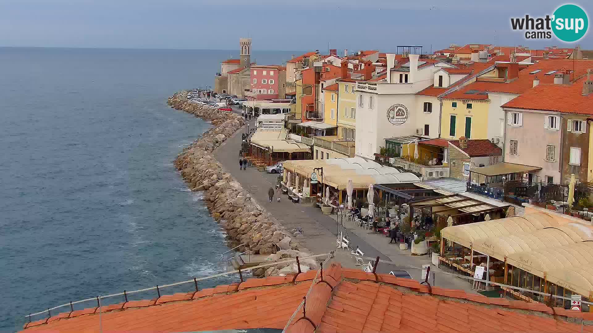 Spletna kamera Piran punta | Piransko nabrežje ¨- Hotel Piran