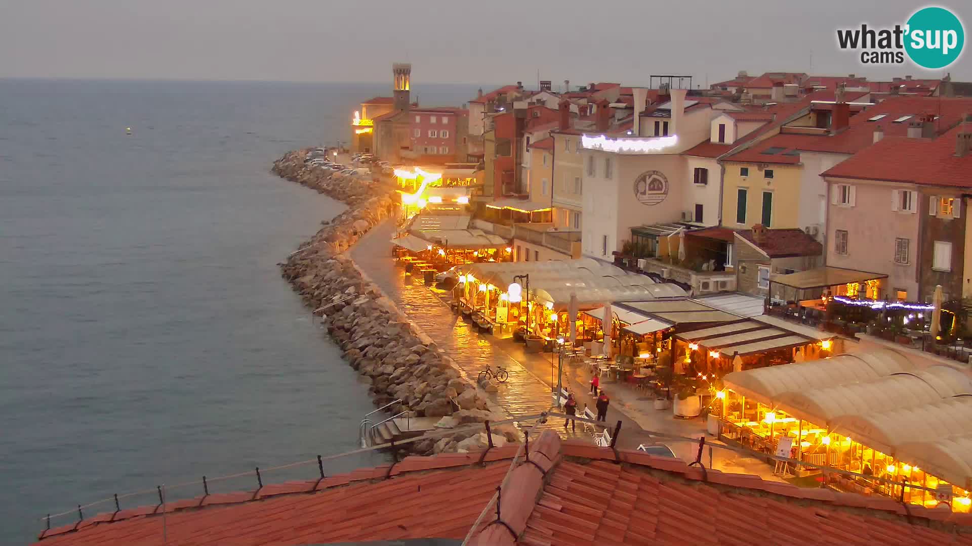 Spletna kamera Piran punta | Piransko nabrežje ¨- Hotel Piran