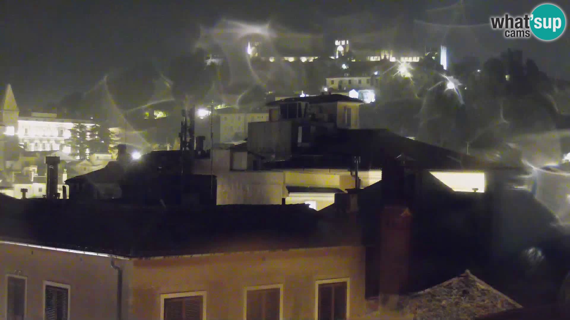 PIRAN Punta webcam | Seaside Promenade | Hotel Piran