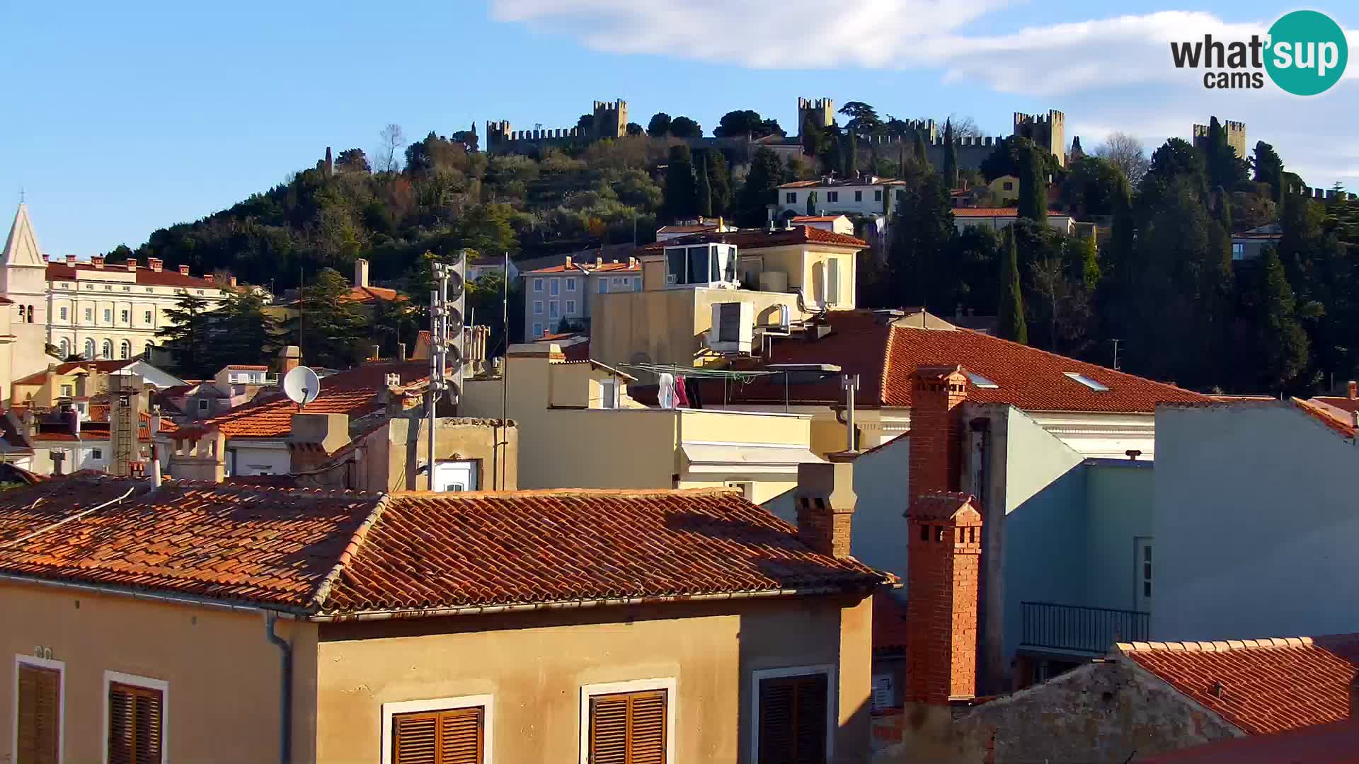 ﻿Pirano Webcam | Lungomare di Pirano | Hotel Piran