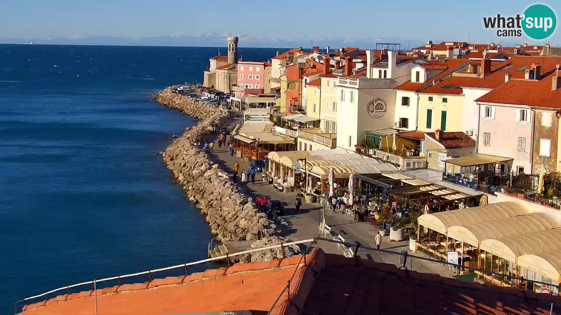 Spletna kamera Piran punta | Piransko nabrežje ¨- Hotel Piran