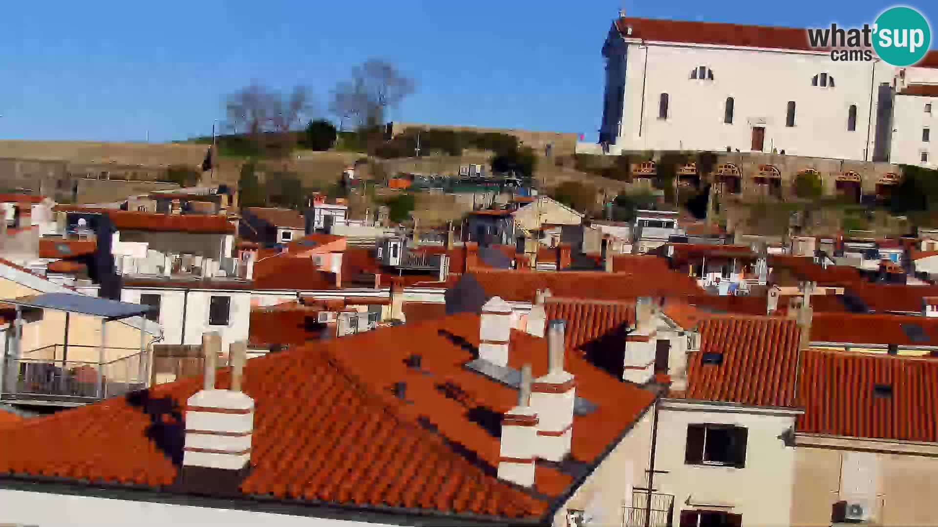 PIRAN Webcam | Strandpromenade Punta | Hotel Piran