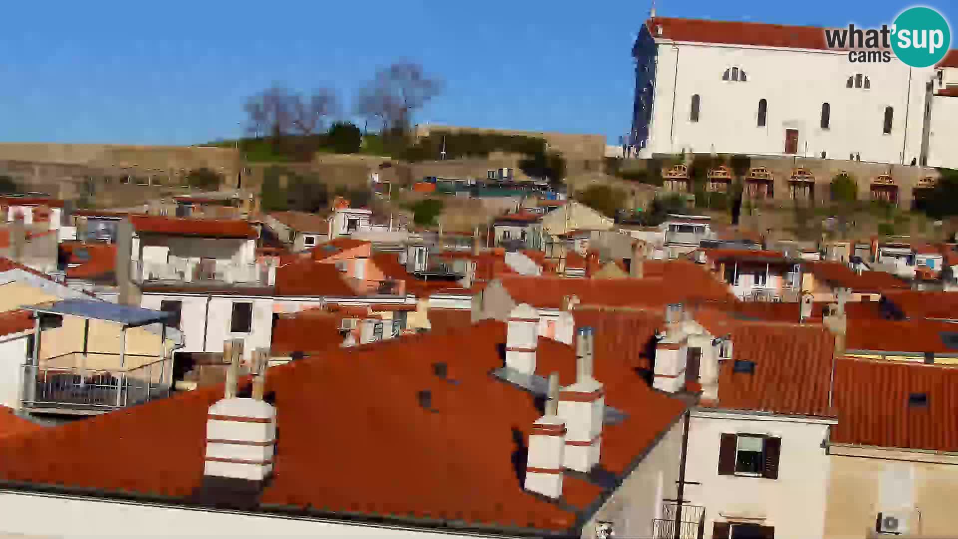 PIRAN Punta webcam | Seaside Promenade | Hotel Piran