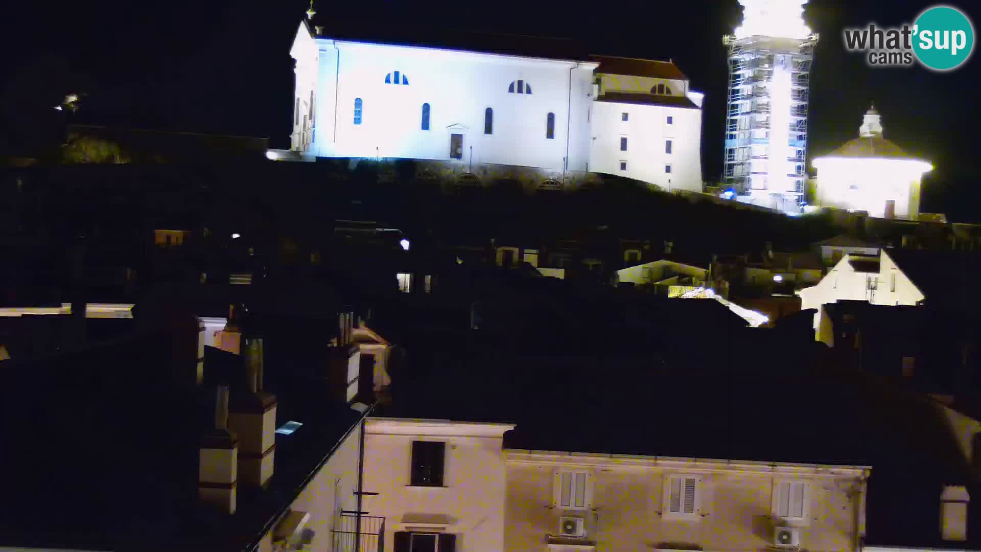 PIRAN Webcam | Strandpromenade Punta | Hotel Piran