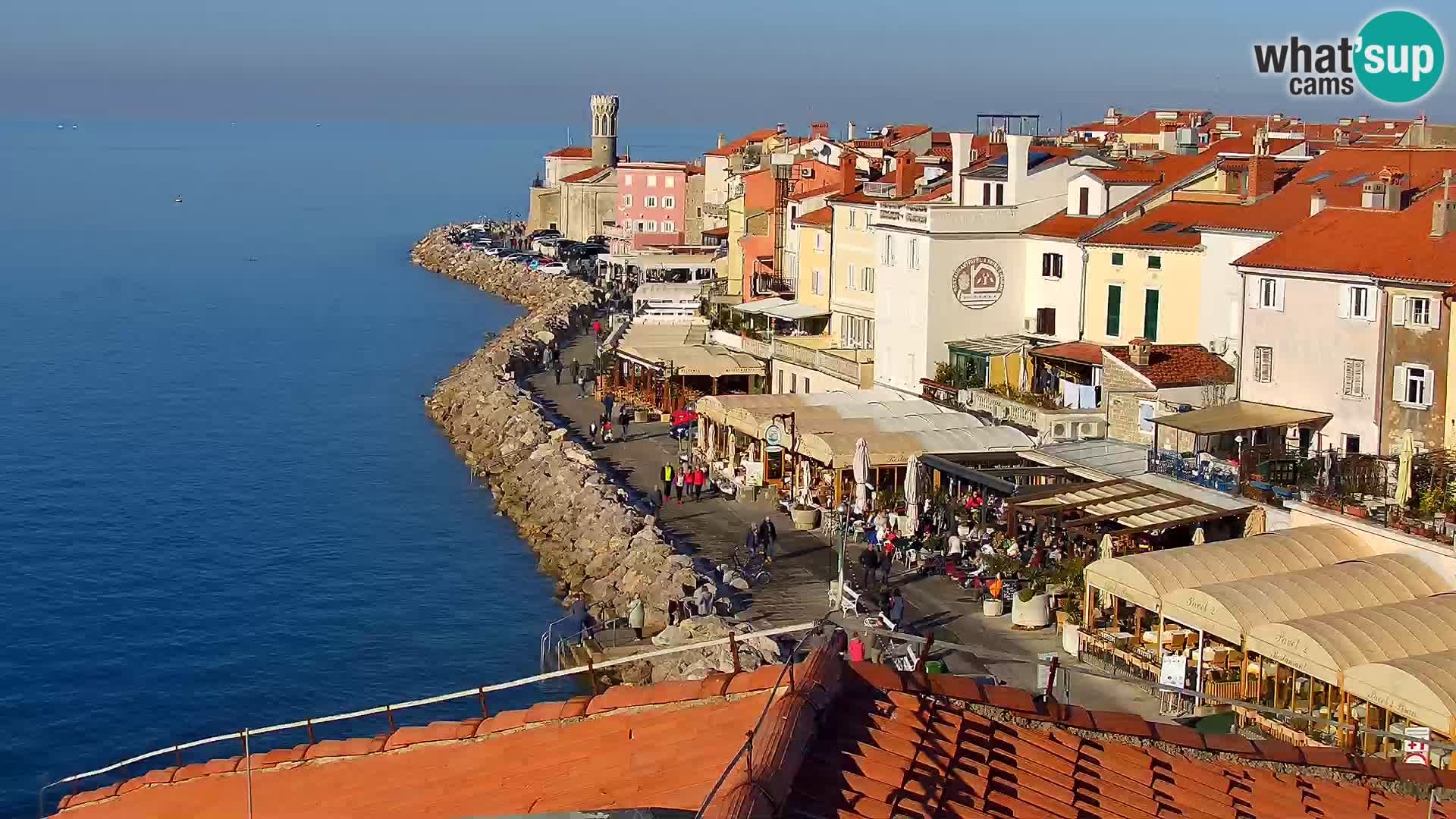 Strandpromenade von Piran