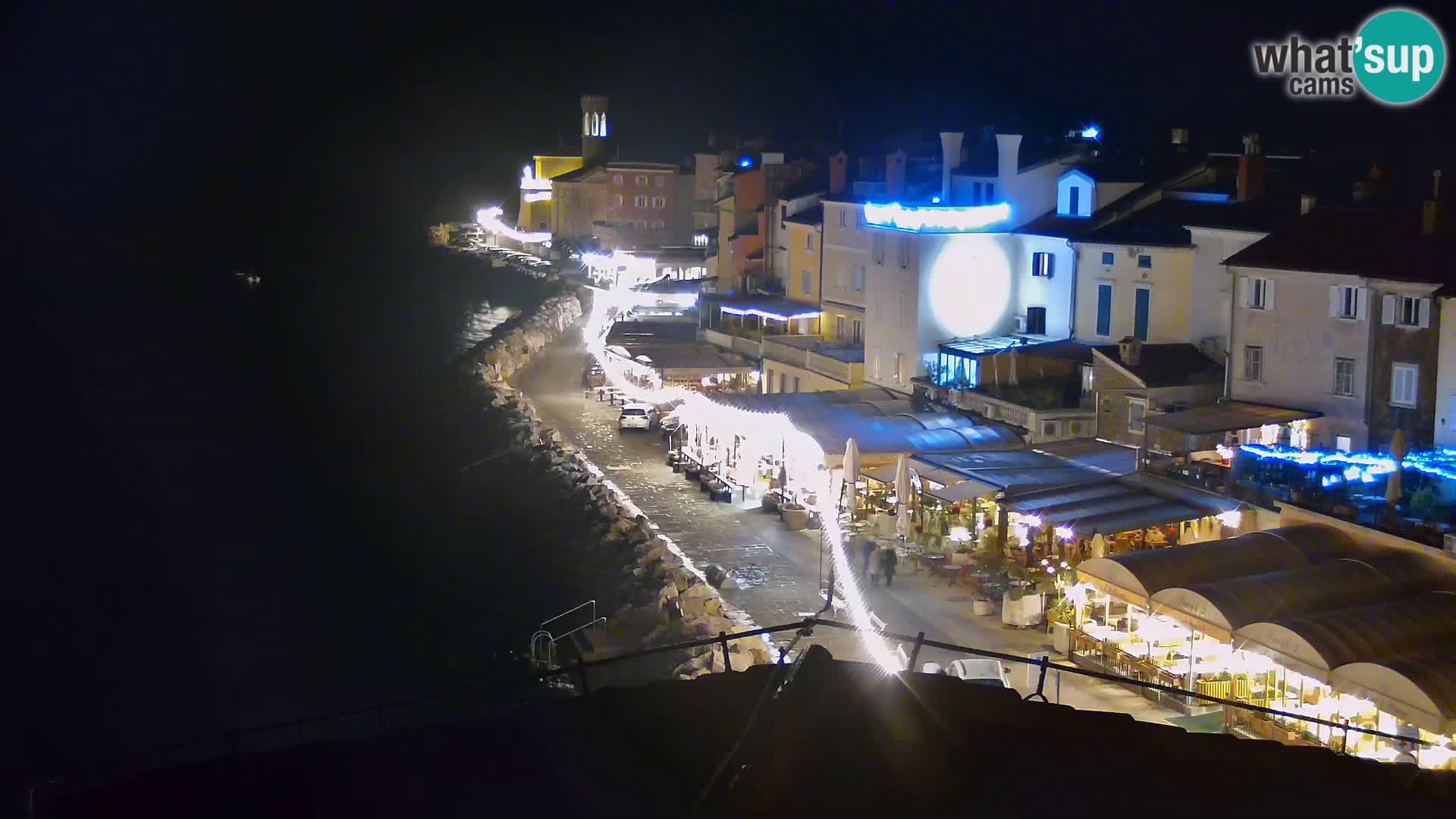 ﻿Pirano Webcam | Lungomare di Pirano | Hotel Piran