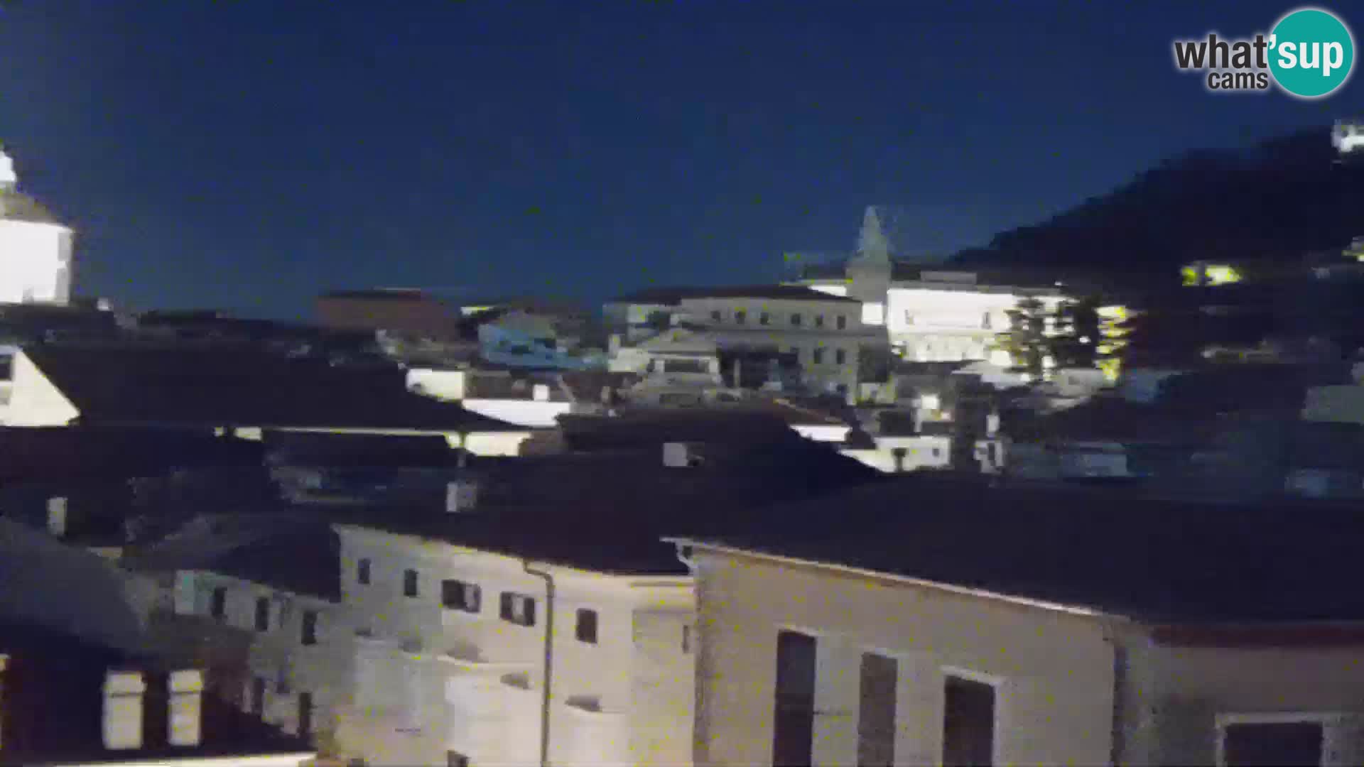 PIRAN Punta webcam | Seaside Promenade | Hotel Piran