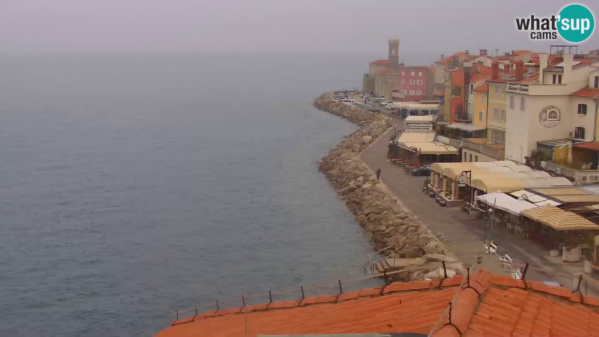 ﻿Pirano Webcam | Lungomare di Pirano | Hotel Piran