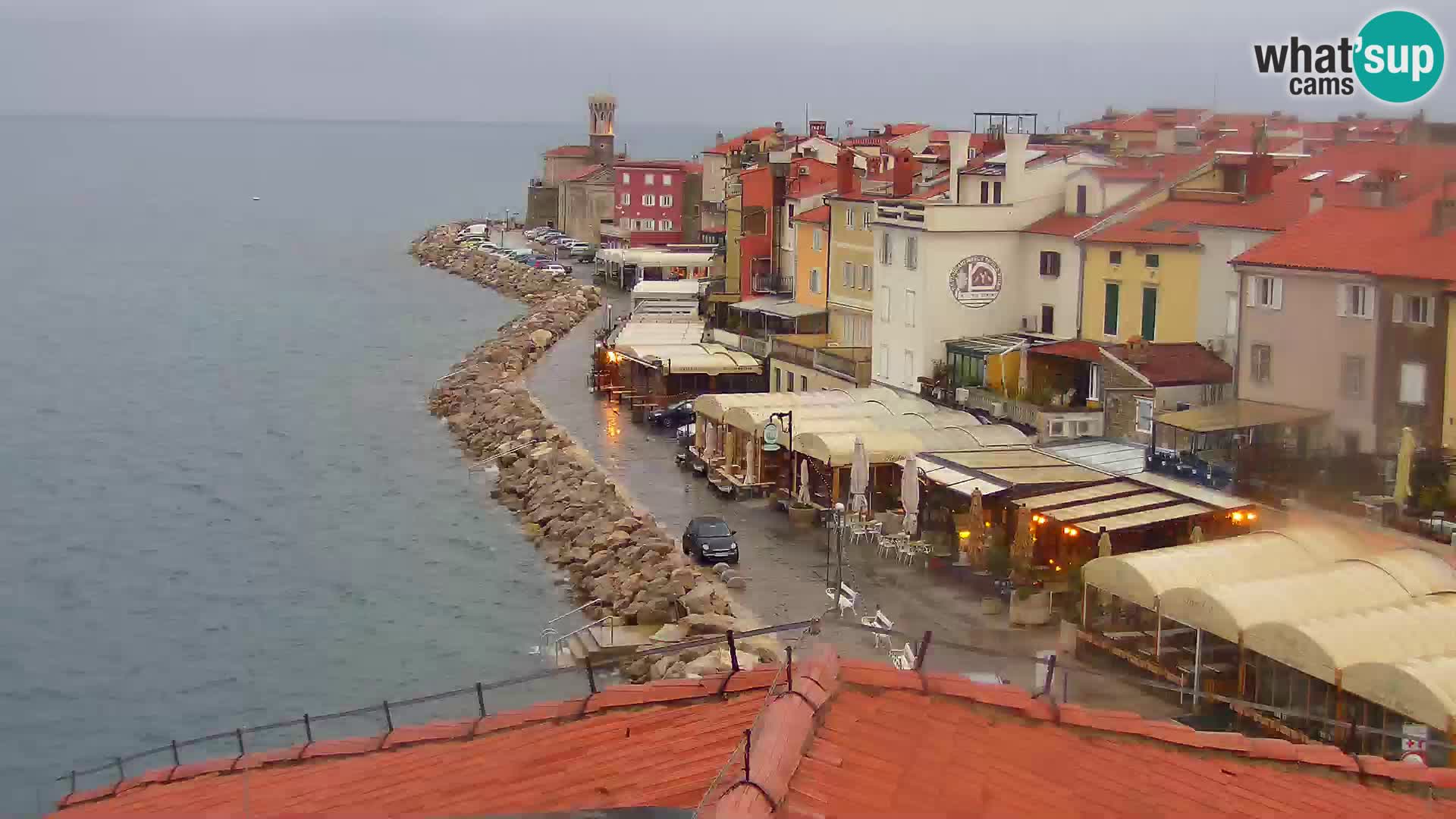 Spletna kamera Piran punta | Piransko nabrežje ¨- Hotel Piran