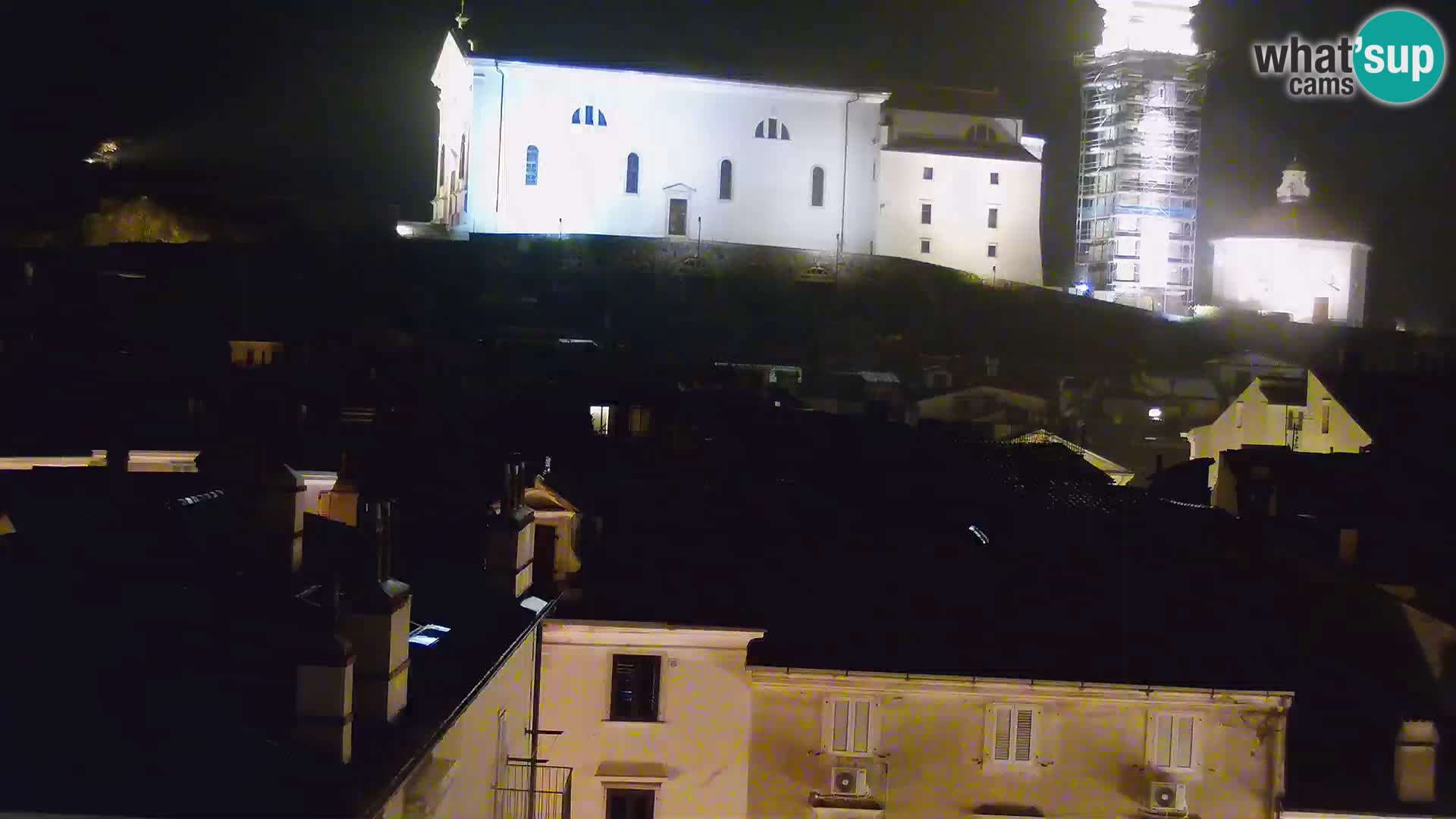 PIRAN Punta webcam | Seaside Promenade | Hotel Piran