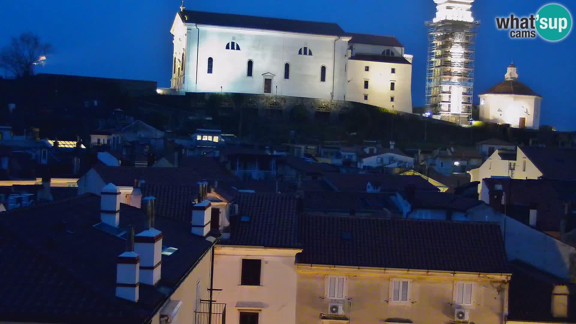 PIRAN Punta webcam | Seaside Promenade | Hotel Piran