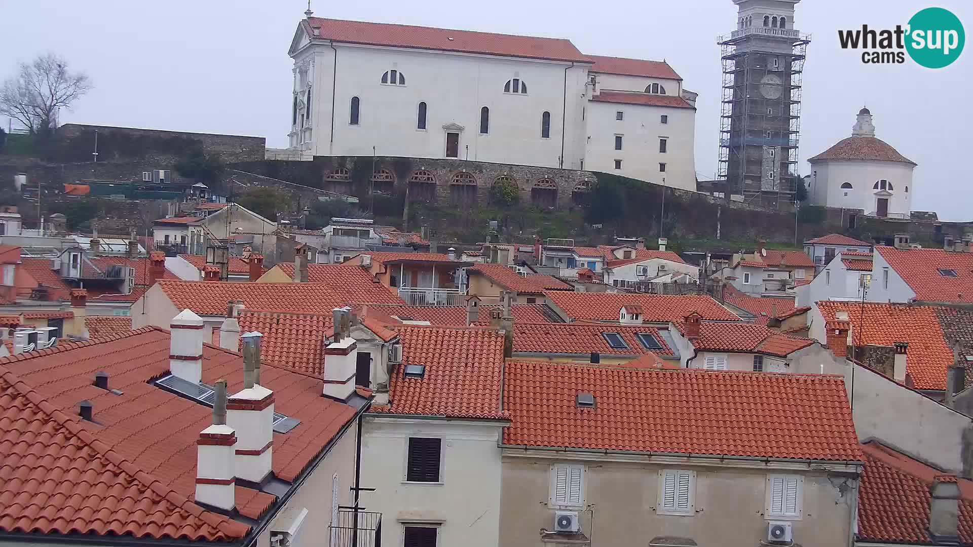 PIRAN Webcam | Strandpromenade Punta | Hotel Piran