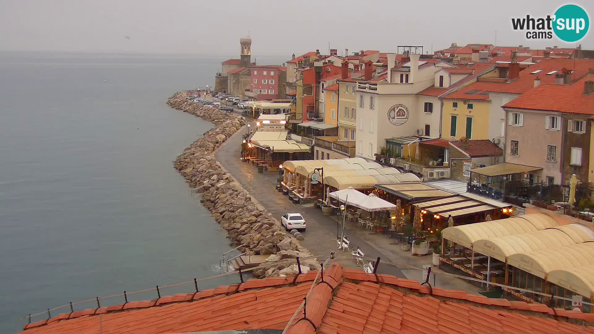 Spletna kamera Piran punta | Piransko nabrežje ¨- Hotel Piran