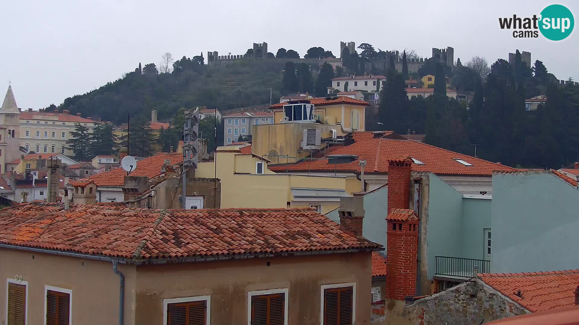 PIRAN Webcam | Strandpromenade Punta | Hotel Piran