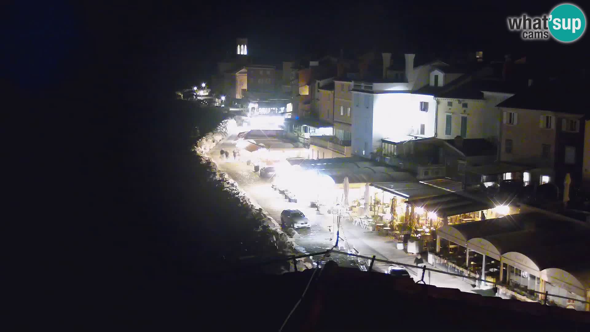 ﻿Pirano Webcam | Lungomare di Pirano | Hotel Piran