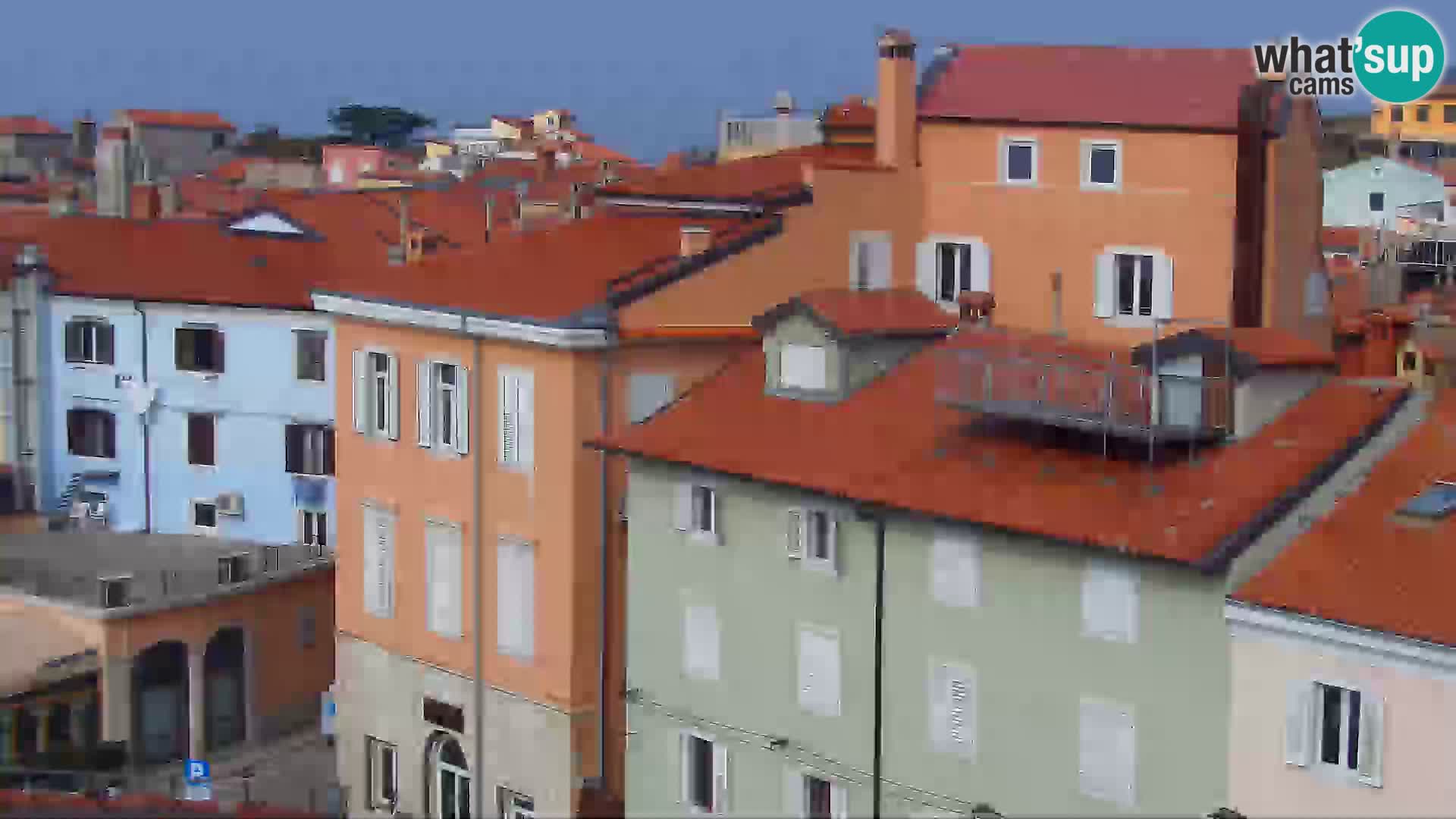 PIRAN Webcam | Strandpromenade Punta | Hotel Piran