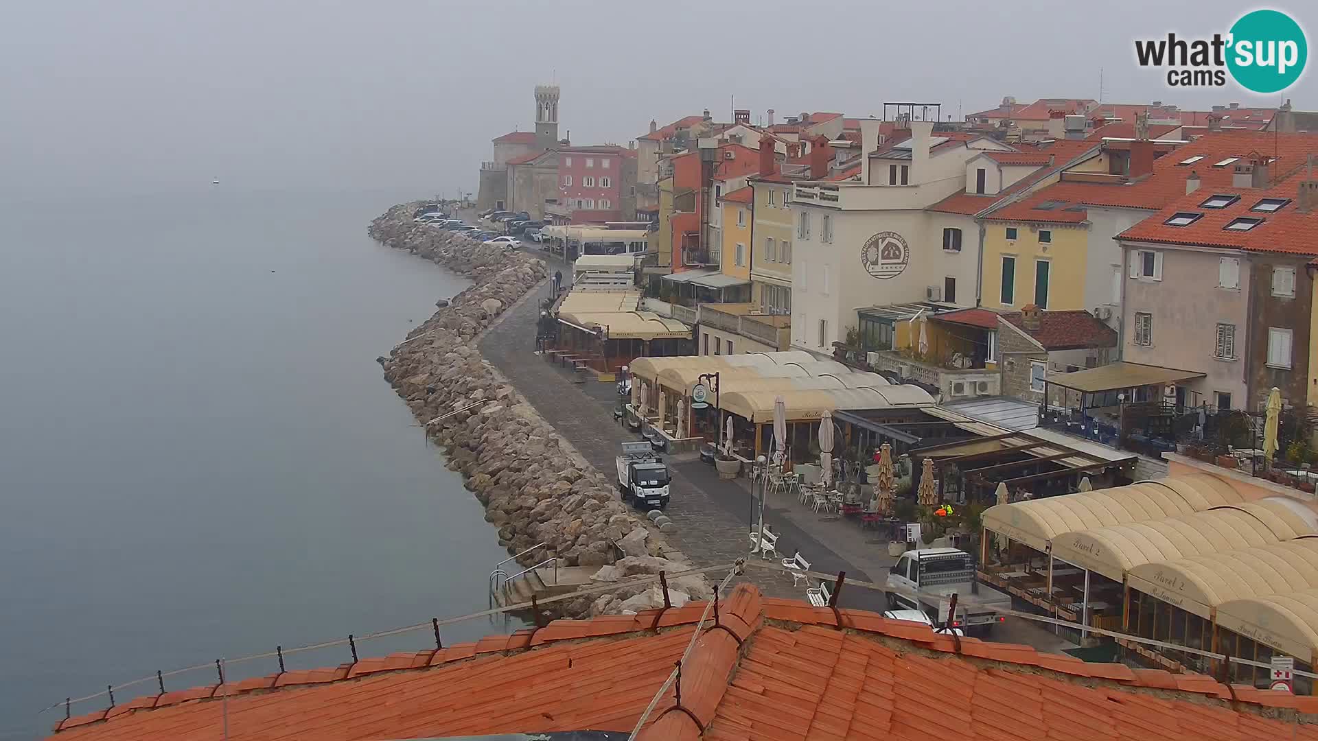 Spletna kamera Piran punta | Piransko nabrežje ¨- Hotel Piran