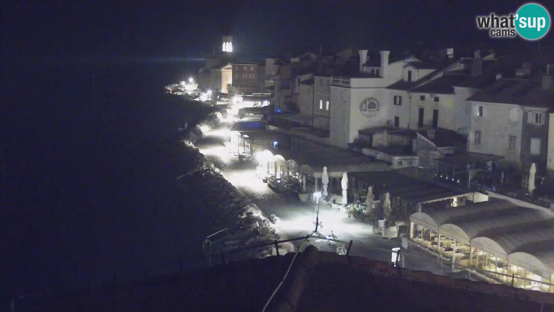 ﻿Pirano Webcam | Lungomare di Pirano | Hotel Piran