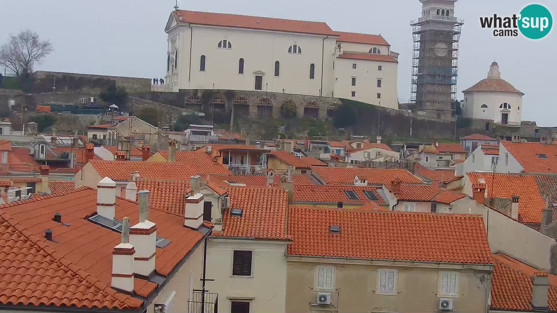 PIRAN Webcam | Strandpromenade Punta | Hotel Piran