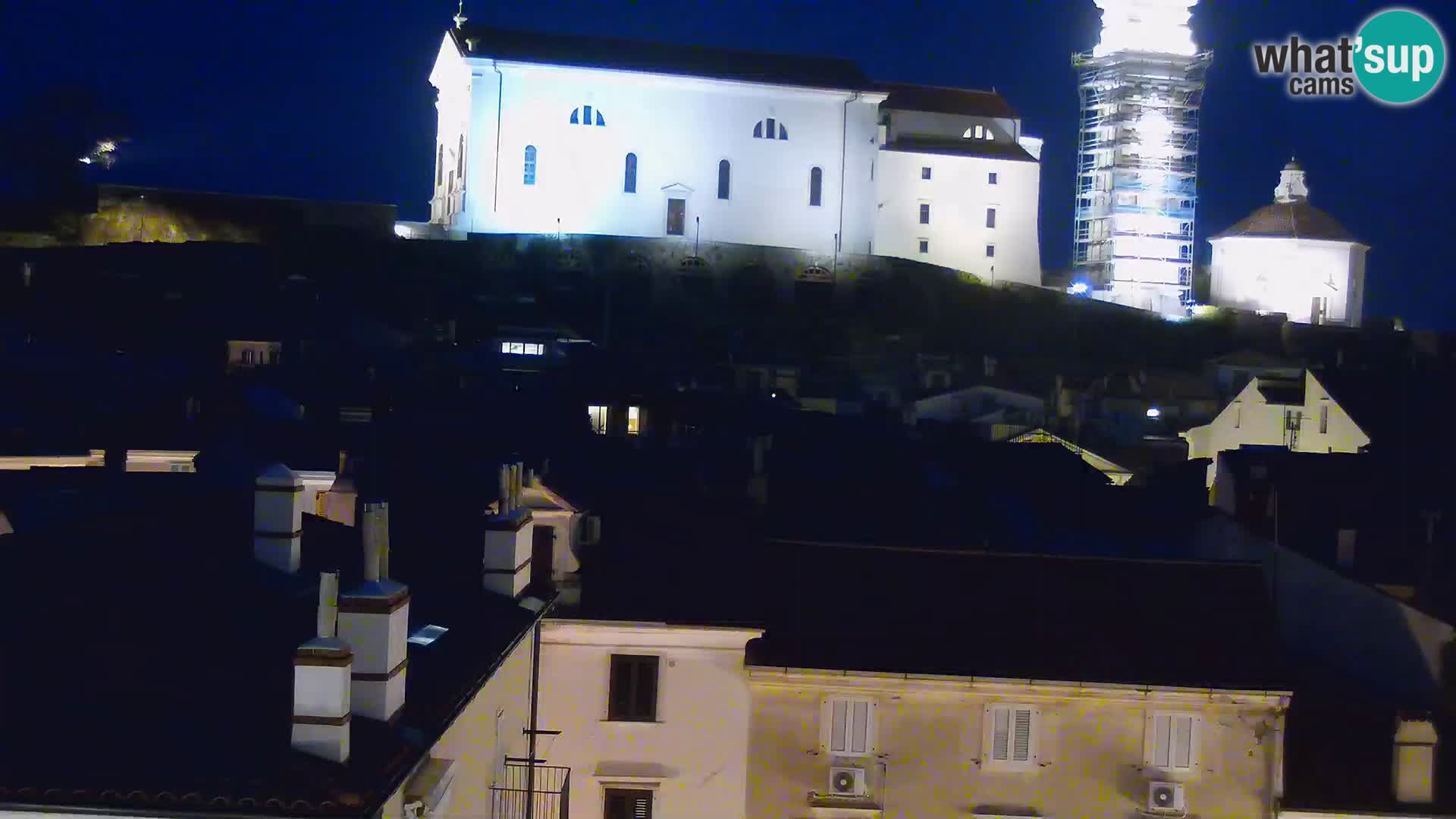 PIRAN Webcam | Strandpromenade Punta | Hotel Piran