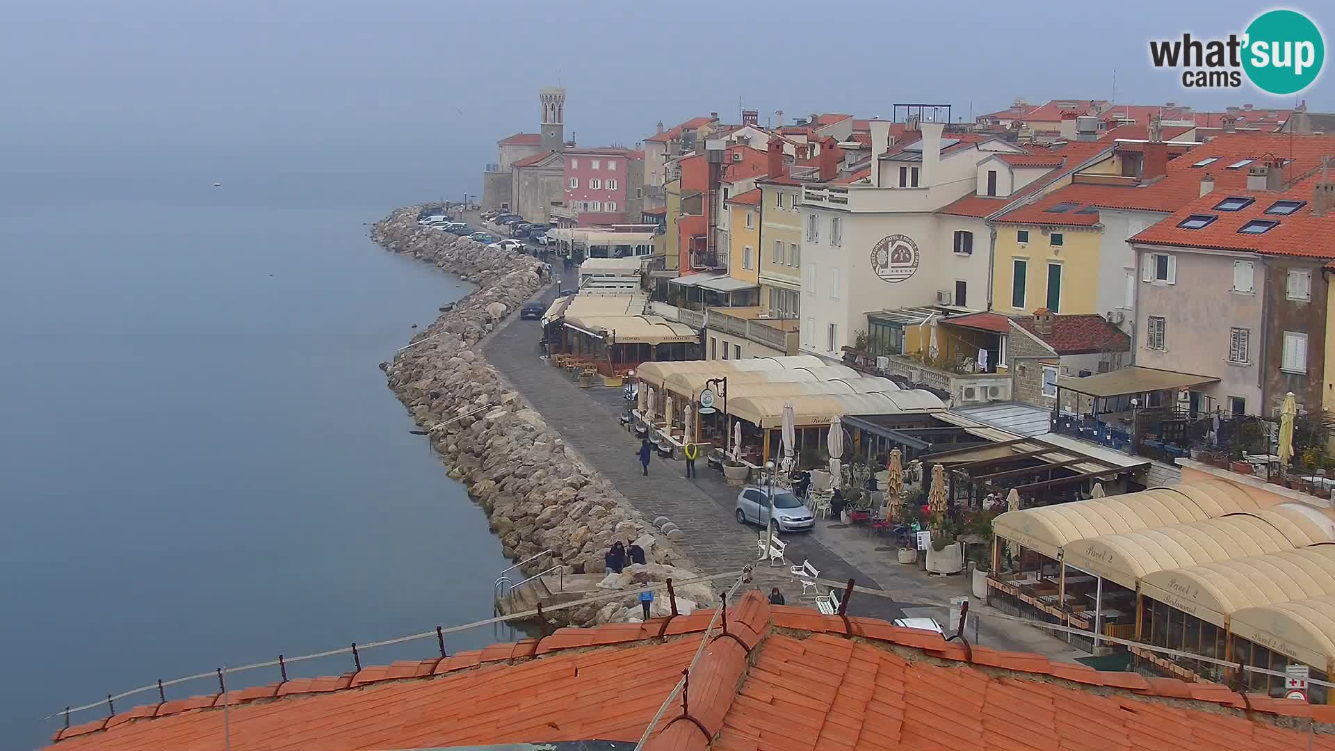 Spletna kamera Piran punta | Piransko nabrežje ¨- Hotel Piran