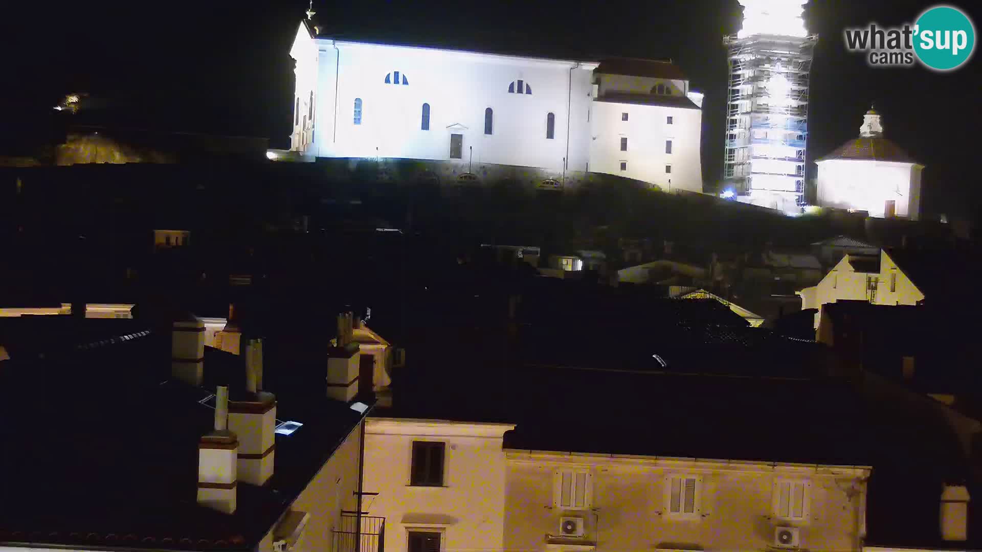 PIRAN Punta webcam | Seaside Promenade | Hotel Piran