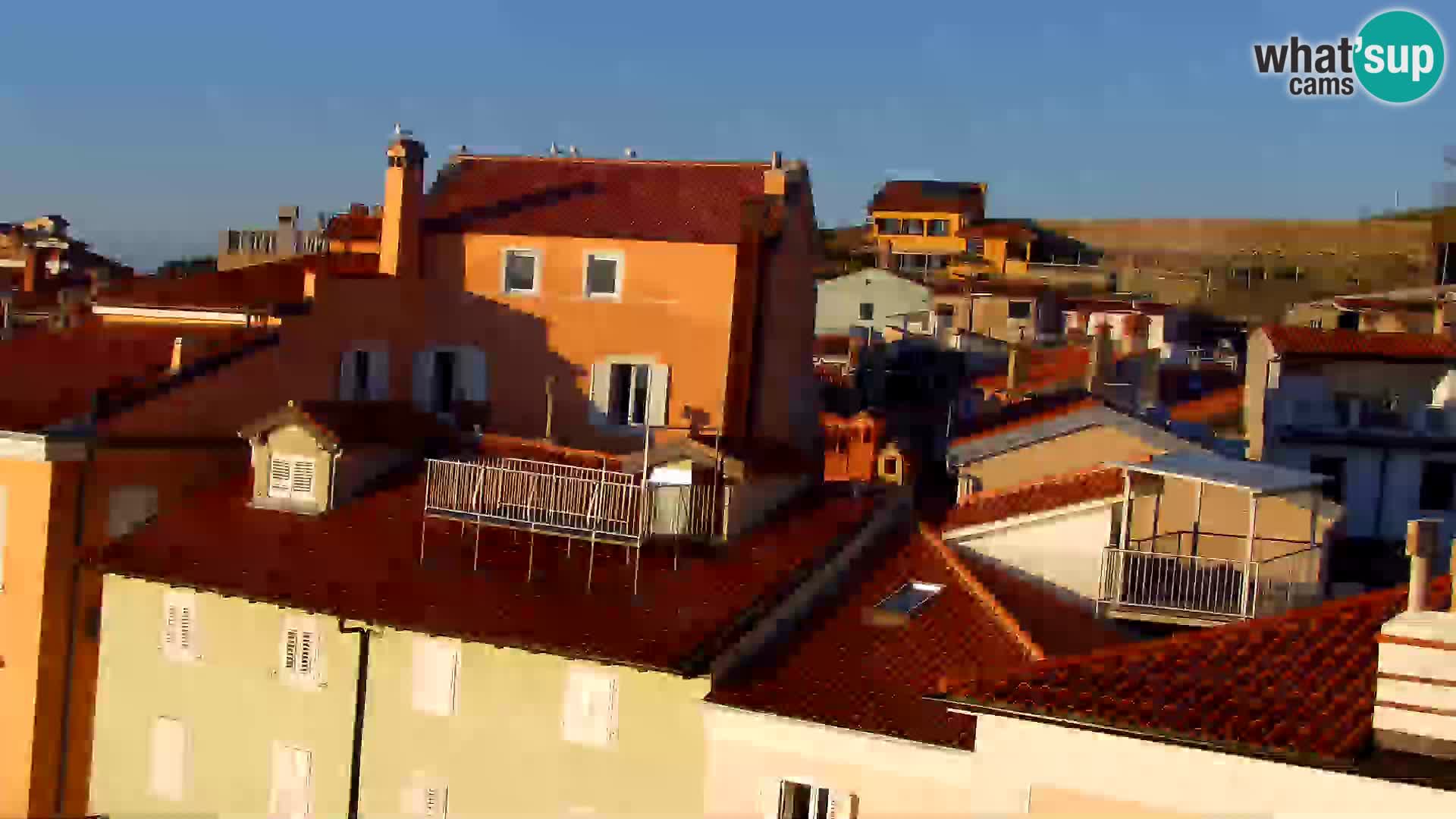 PIRAN Punta webcam | Seaside Promenade | Hotel Piran