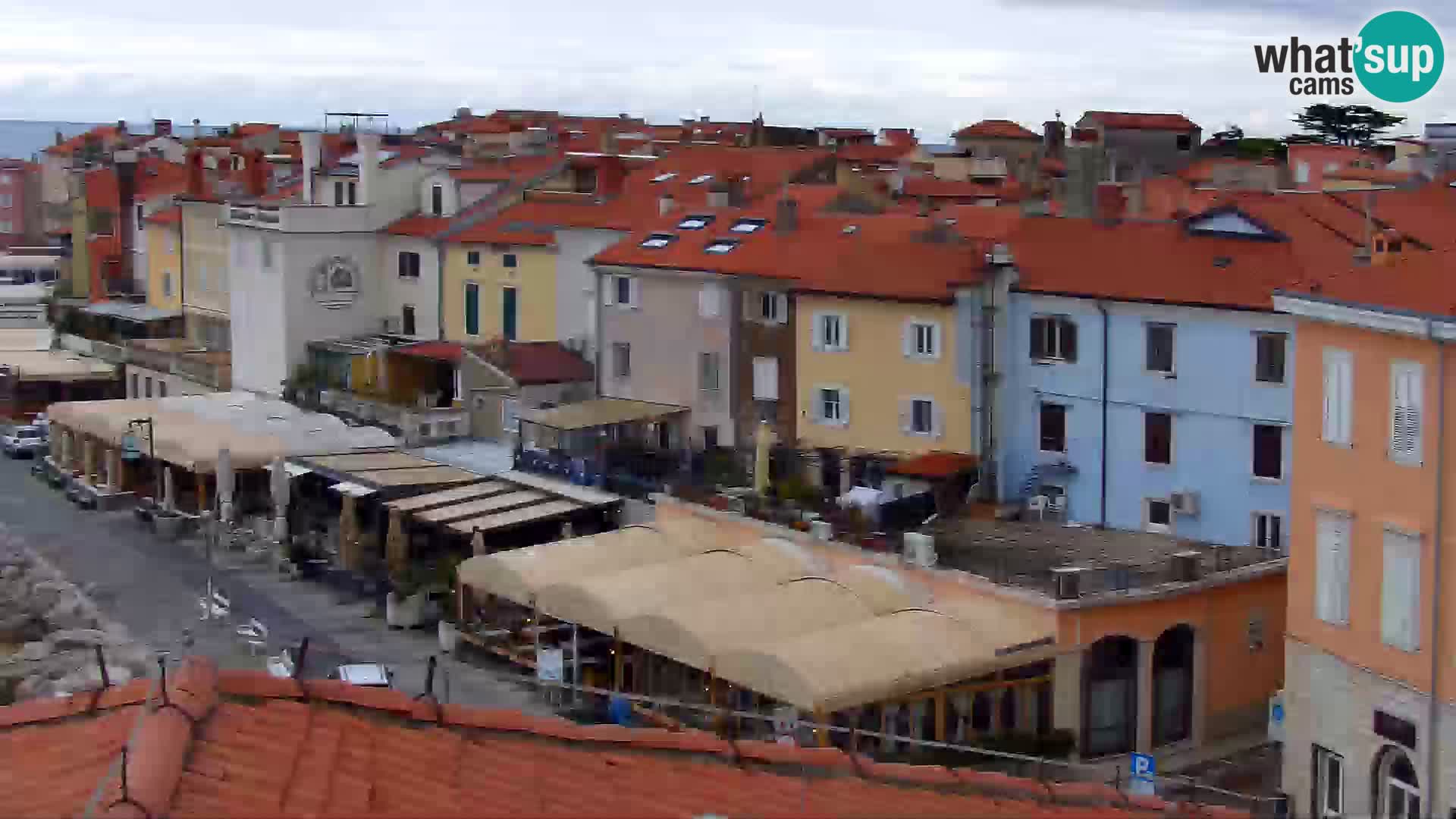 ﻿Pirano Webcam | Lungomare di Pirano | Hotel Piran