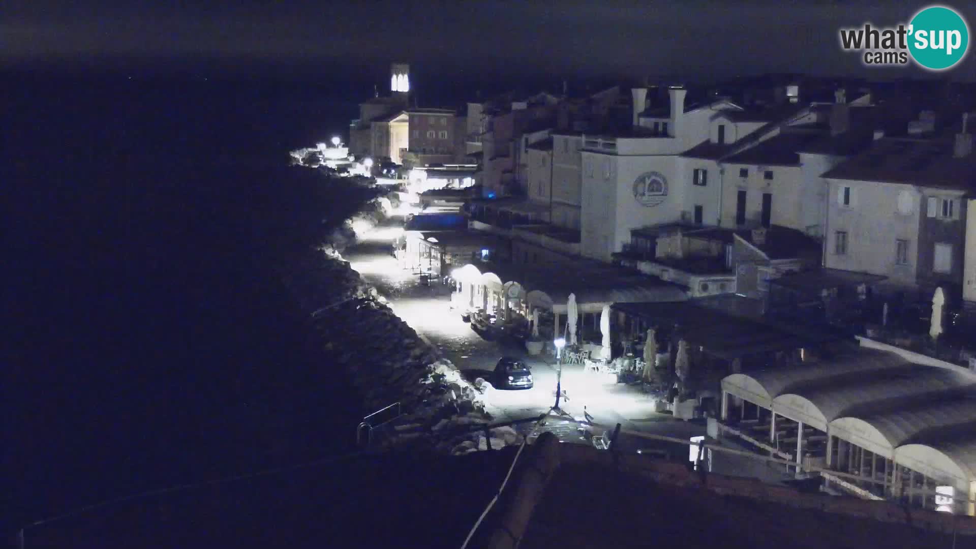 ﻿Pirano Webcam | Lungomare di Pirano | Hotel Piran