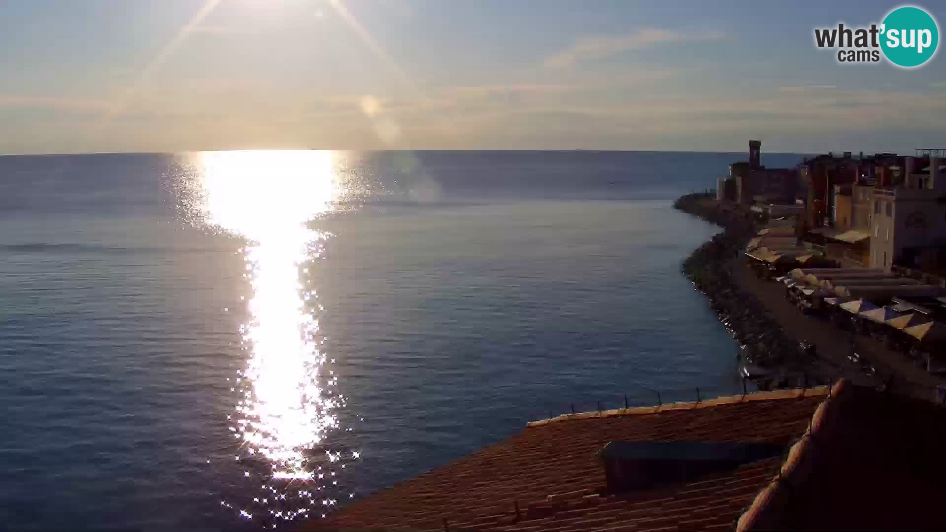 ﻿Pirano Webcam | Lungomare di Pirano | Hotel Piran
