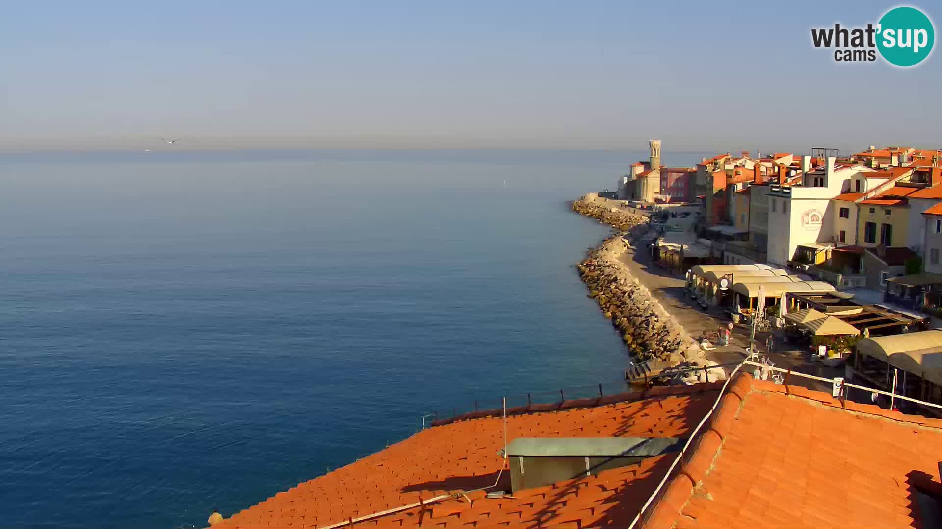 Spletna kamera Piran punta | Piransko nabrežje ¨- Hotel Piran