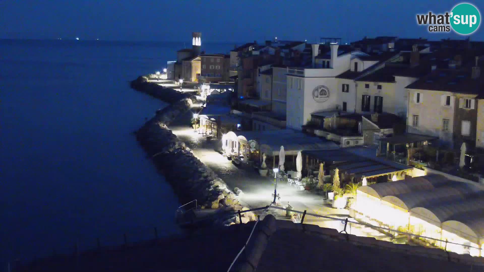 ﻿Pirano Webcam | Lungomare di Pirano | Hotel Piran