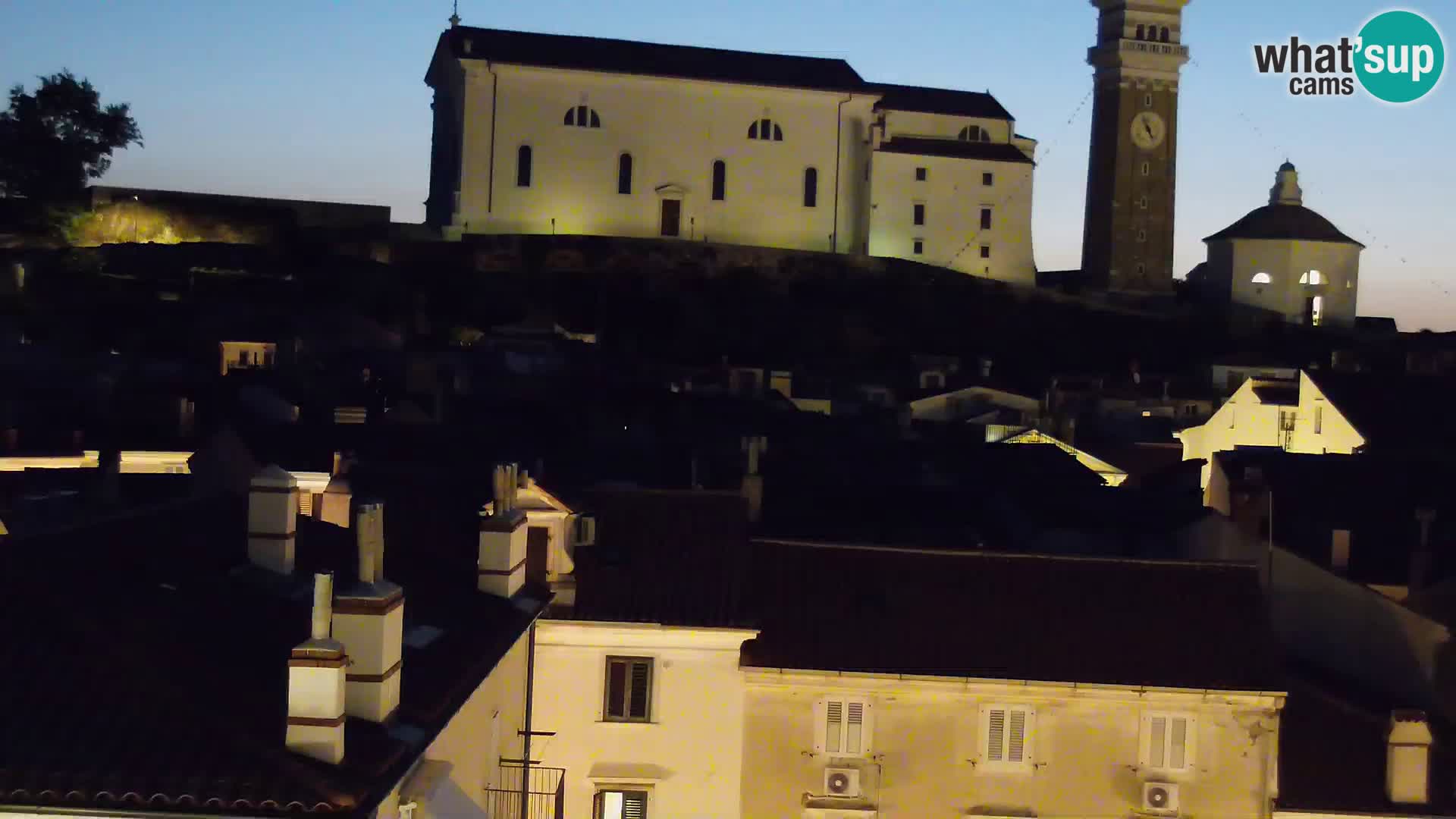 PIRAN Webcam | Strandpromenade Punta | Hotel Piran