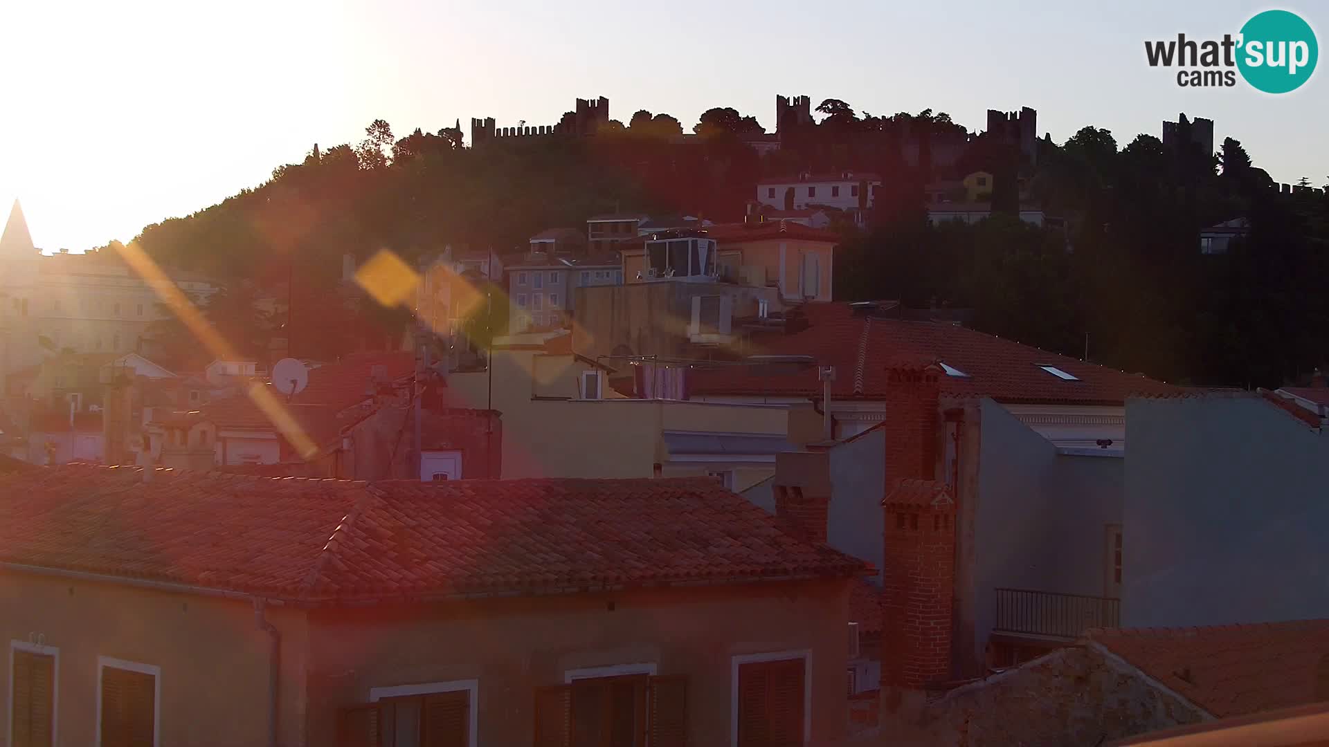 ﻿Pirano Webcam | Lungomare di Pirano | Hotel Piran