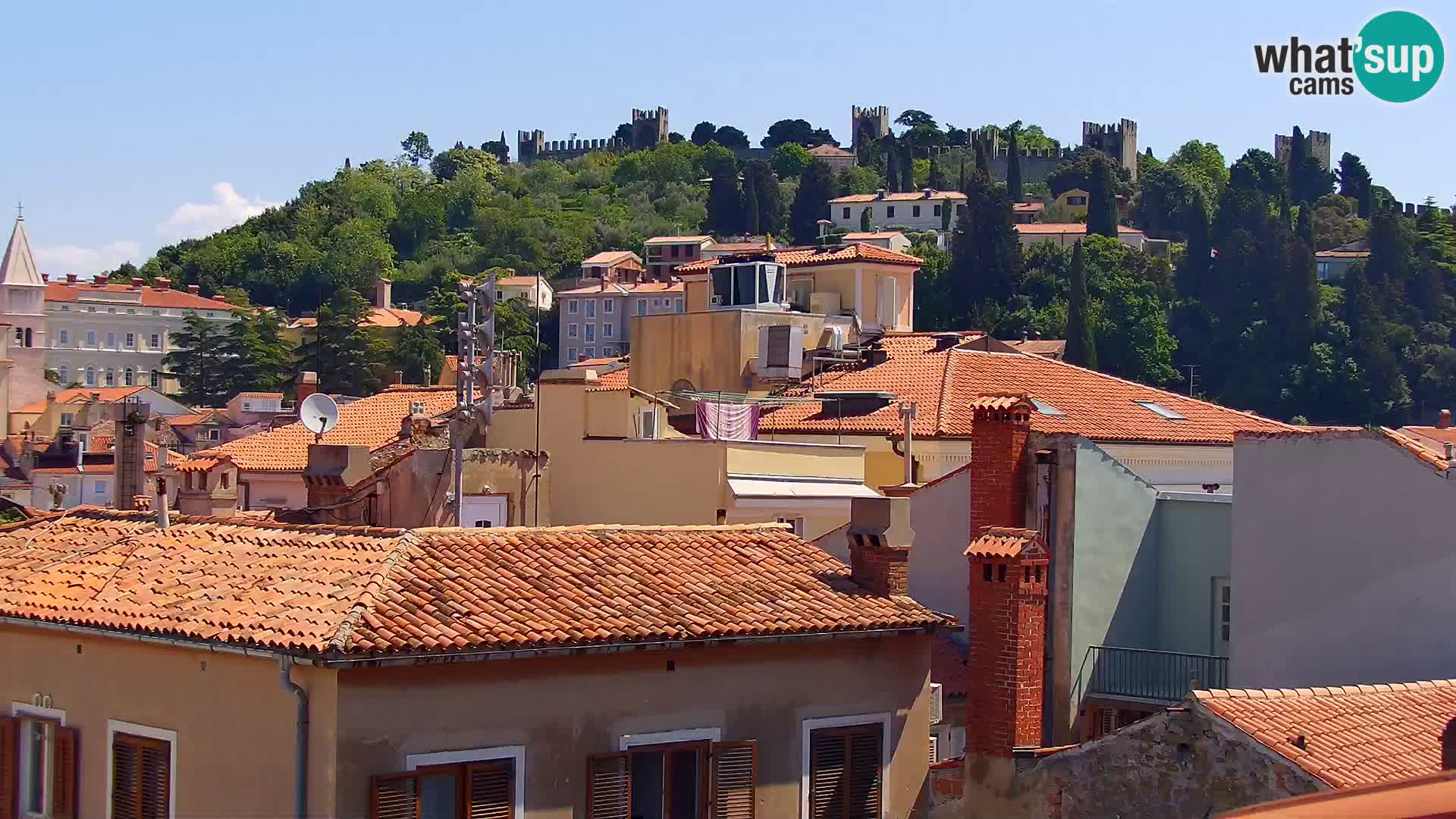 ﻿Pirano Webcam | Lungomare di Pirano | Hotel Piran