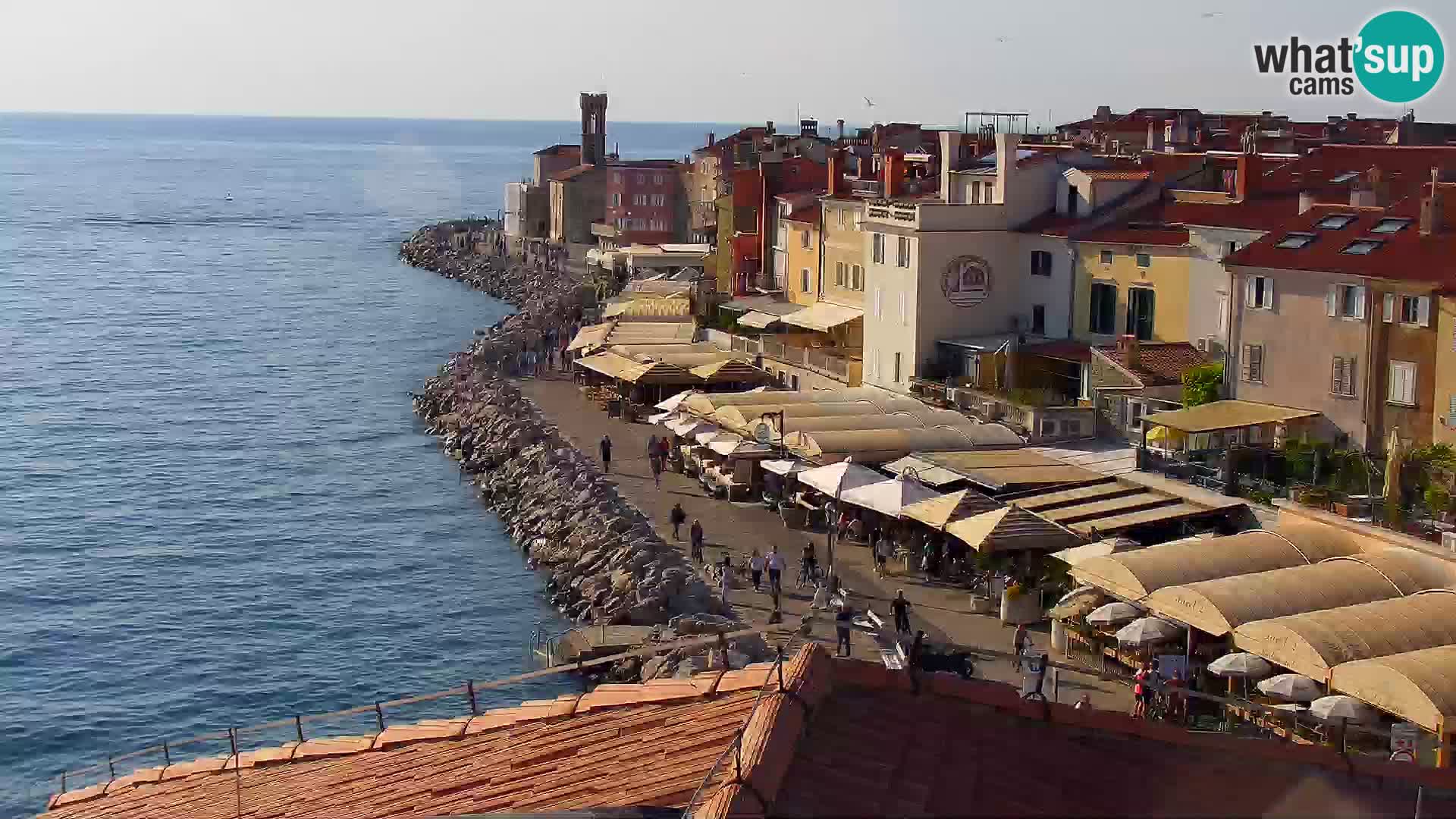 Spletna kamera Piran punta | Piransko nabrežje ¨- Hotel Piran