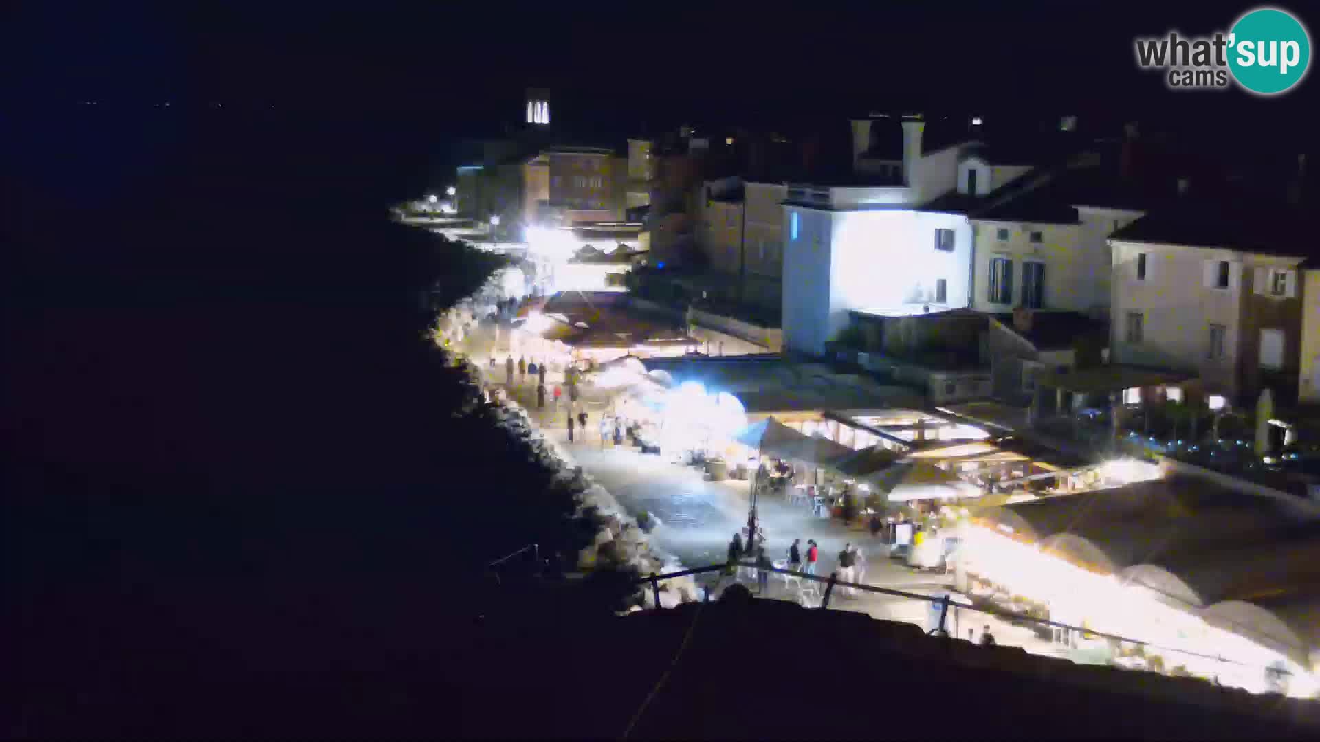 Spletna kamera Piran punta | Piransko nabrežje ¨- Hotel Piran