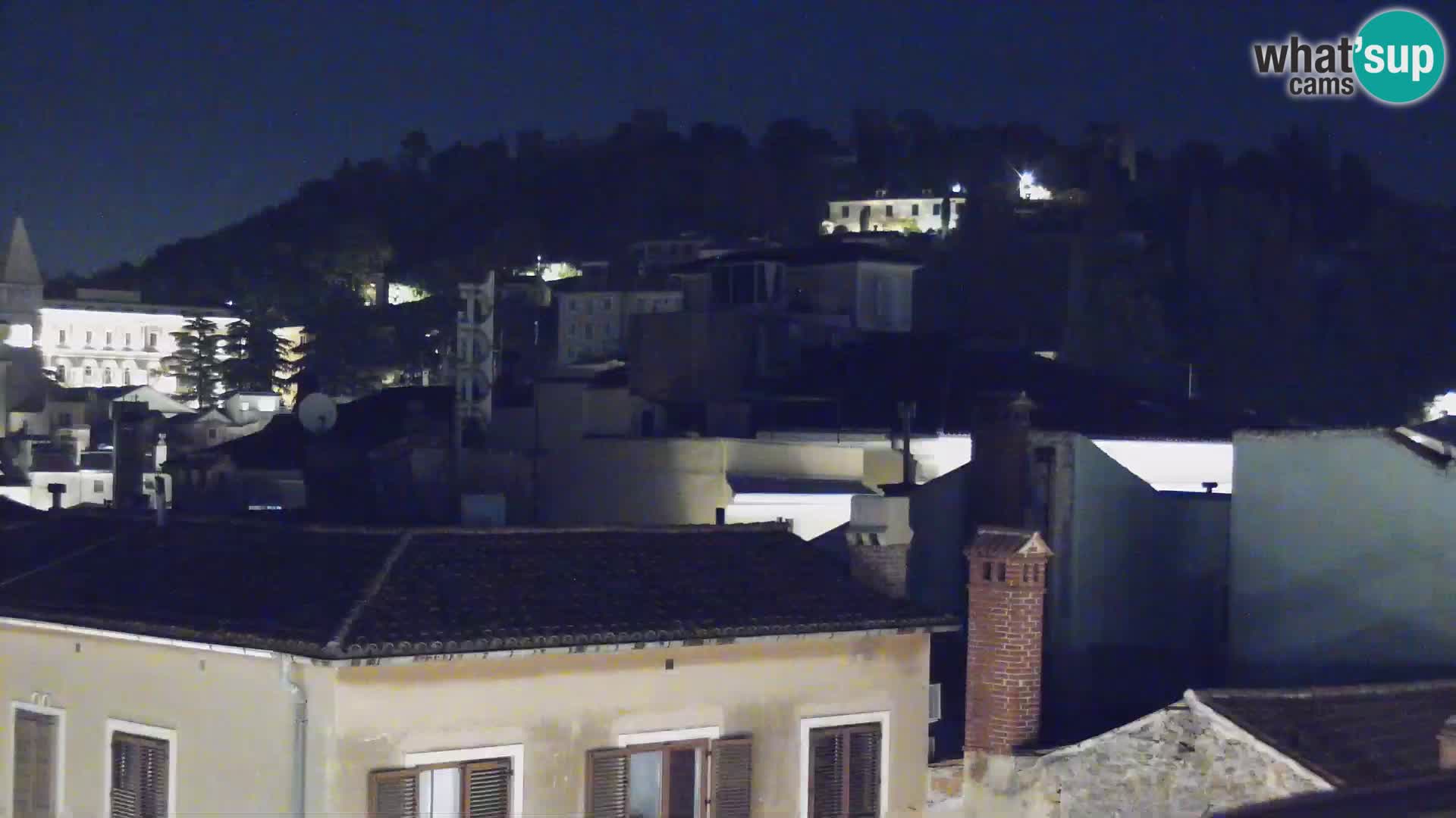 PIRAN Webcam | Strandpromenade Punta | Hotel Piran