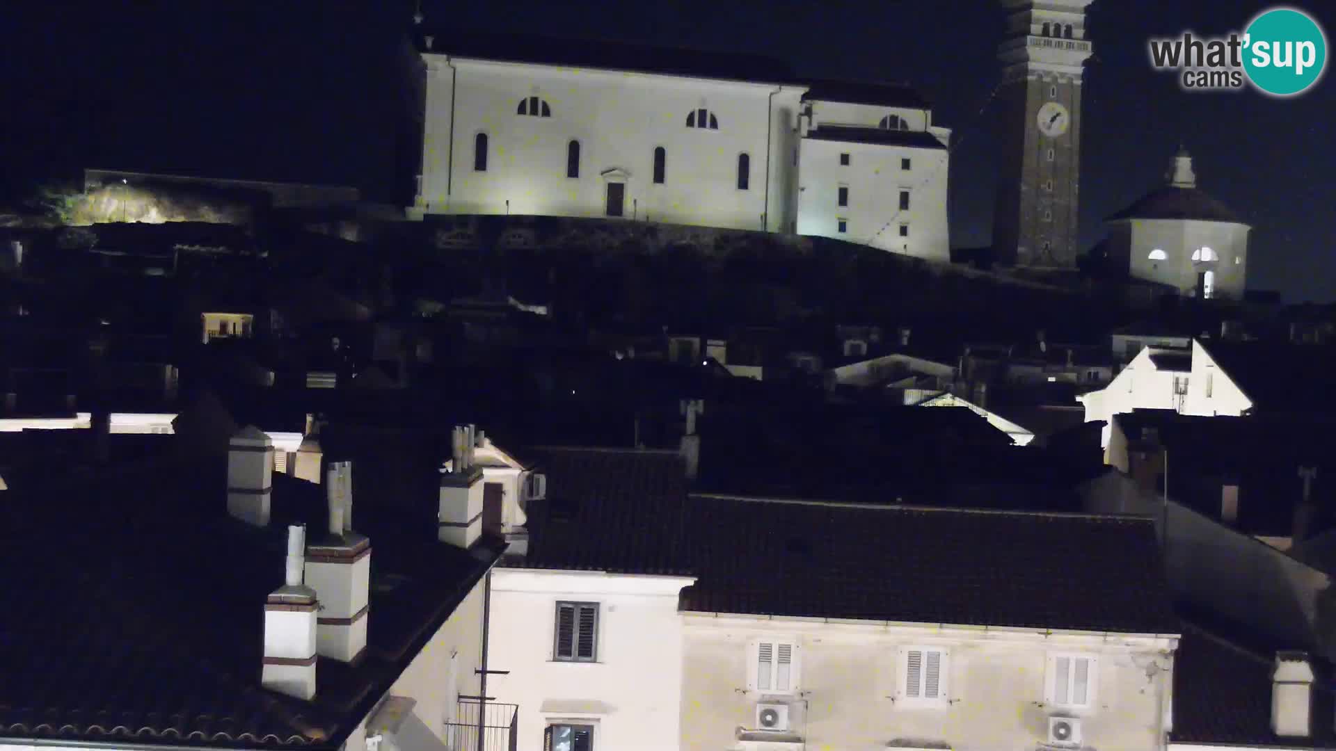 PIRAN Webcam | Strandpromenade Punta | Hotel Piran