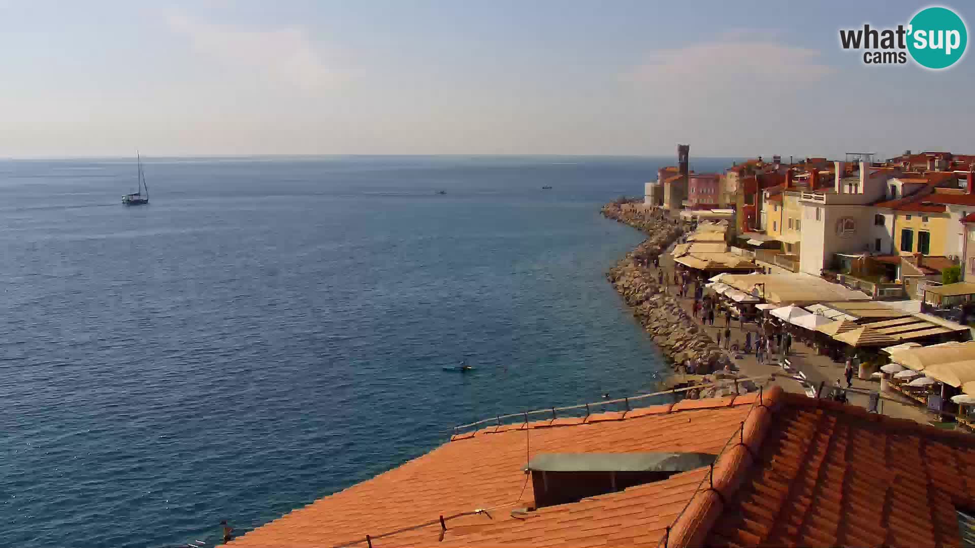 ﻿Pirano Webcam | Lungomare di Pirano | Hotel Piran